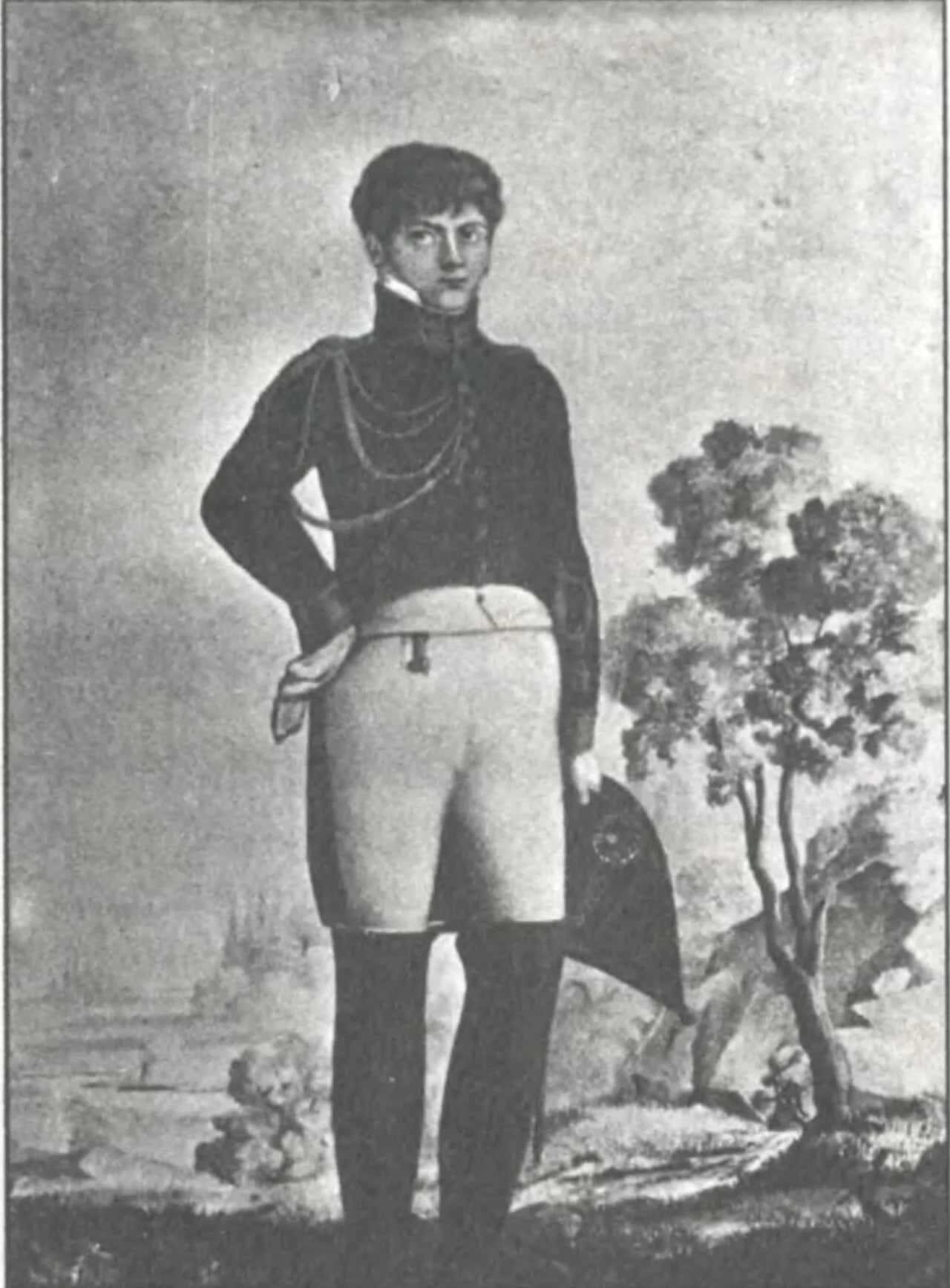 Porträt von Dominique Pierre de la Flise (1787–1861) – Gedenkseite