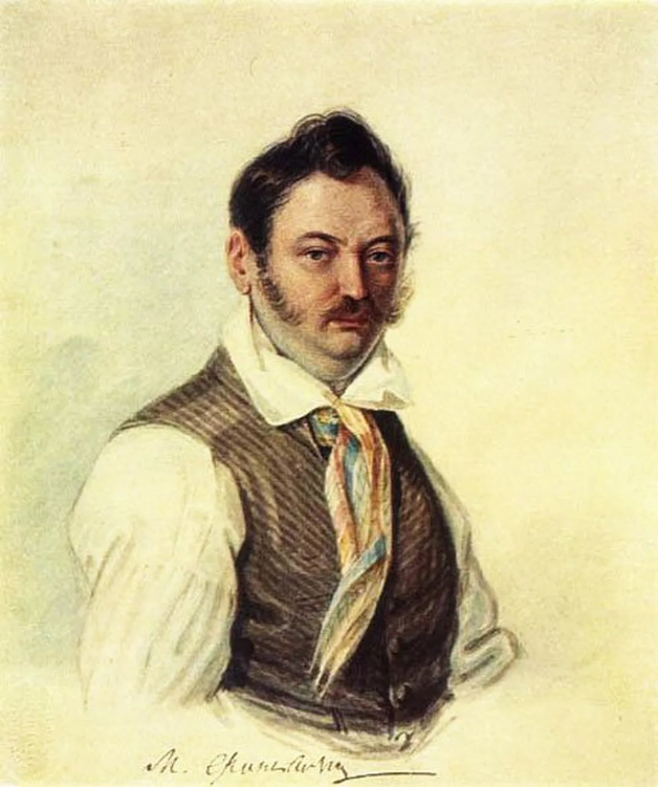 Portrait of Michail Alexandrowitsch Fonwisin (1787–1854) – memorial page