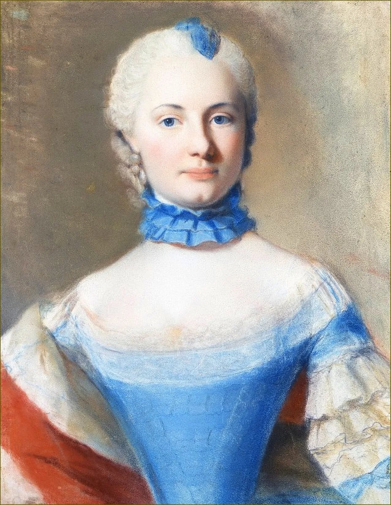 Porträt von Elisabeth Friederike Sophie von Brandenburg-Bayreuth (1732–1780) – Gedenkseite