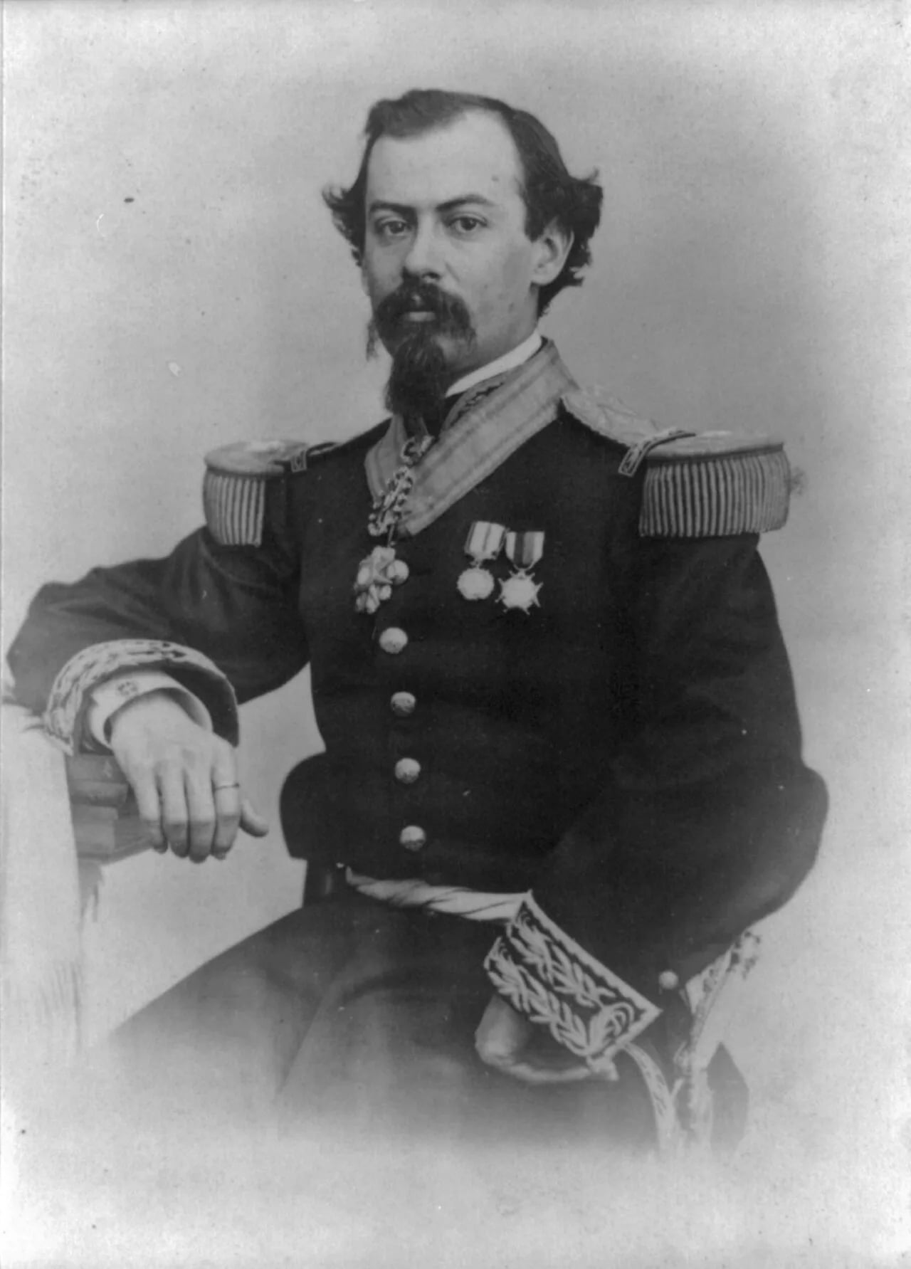 Porträt von Miguel Miramón (1832–1867) – Gedenkseite