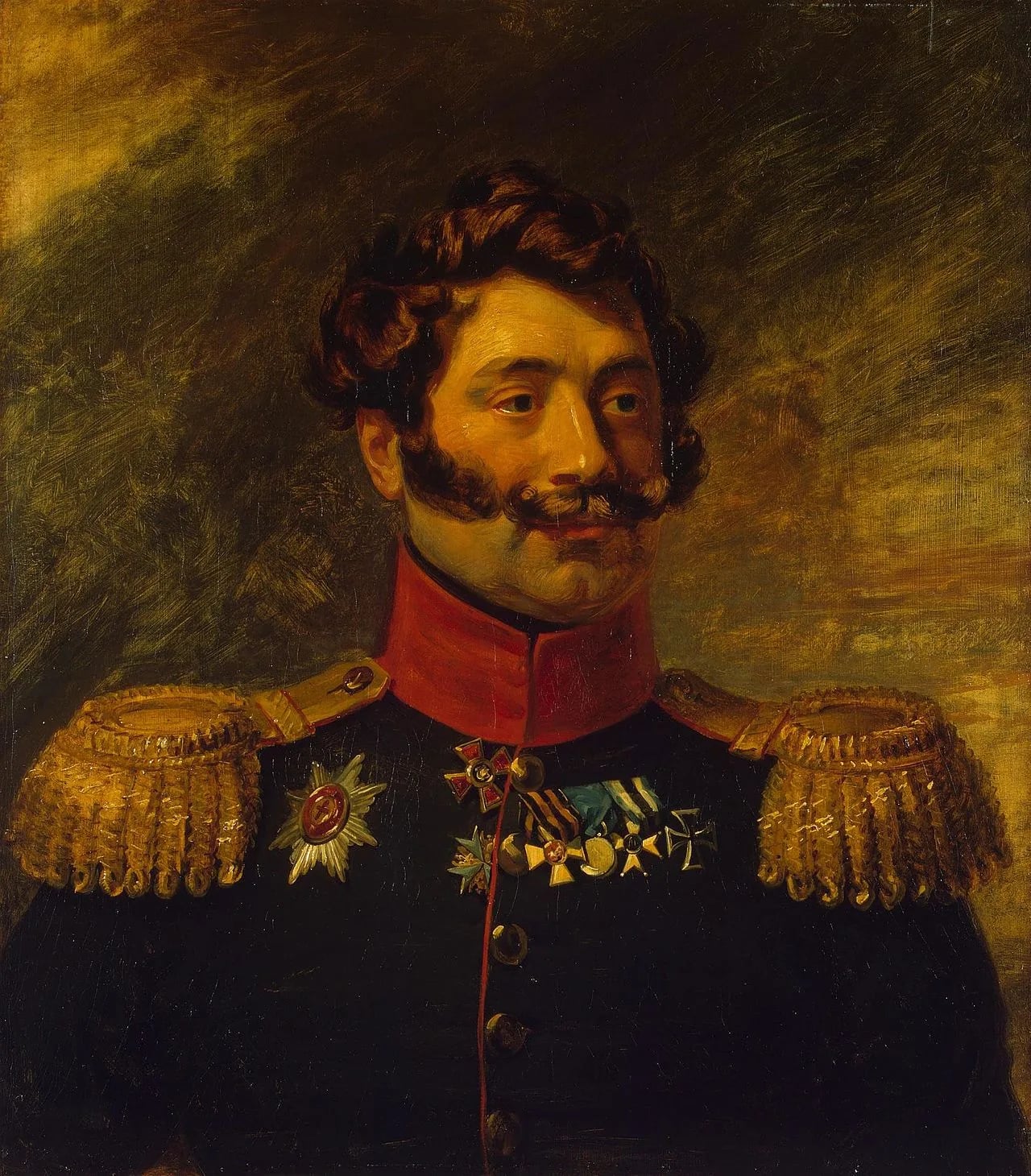 Porträt von Stepan Alexandrowitsch Chilkow (1785–1854) – Gedenkseite