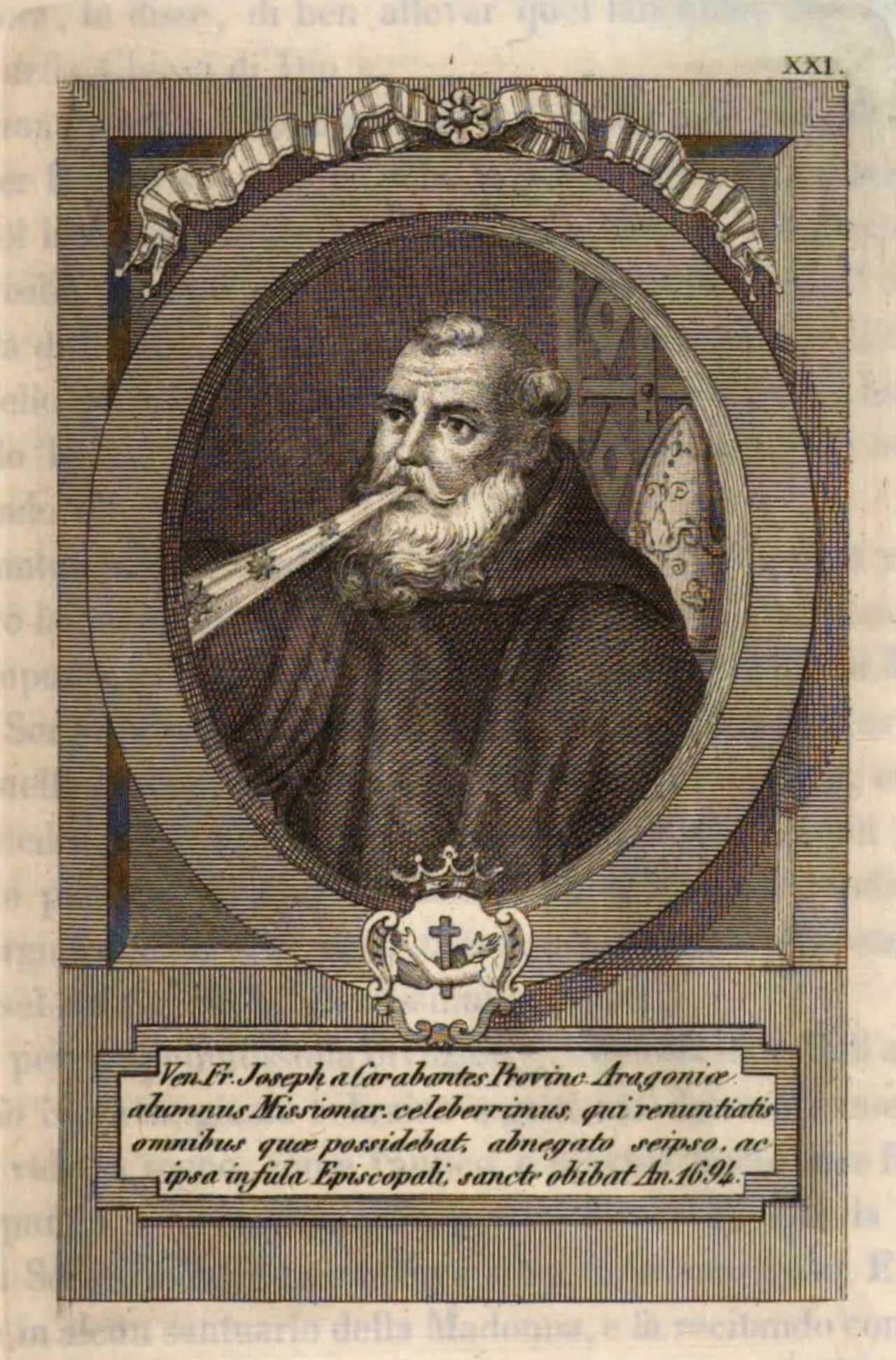 Porträt von José de Carabantes (1628–1694) – Gedenkseite