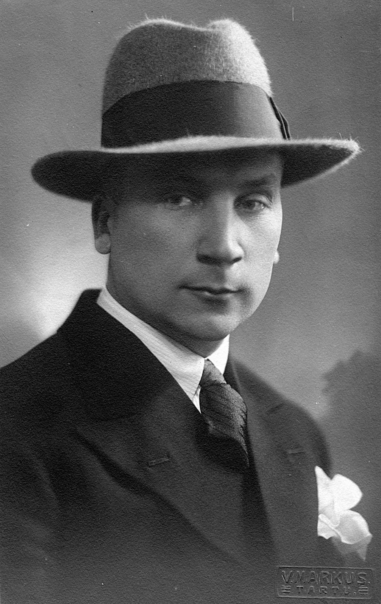 Portrait of Theodor Luts (1896–1980) – memorial page