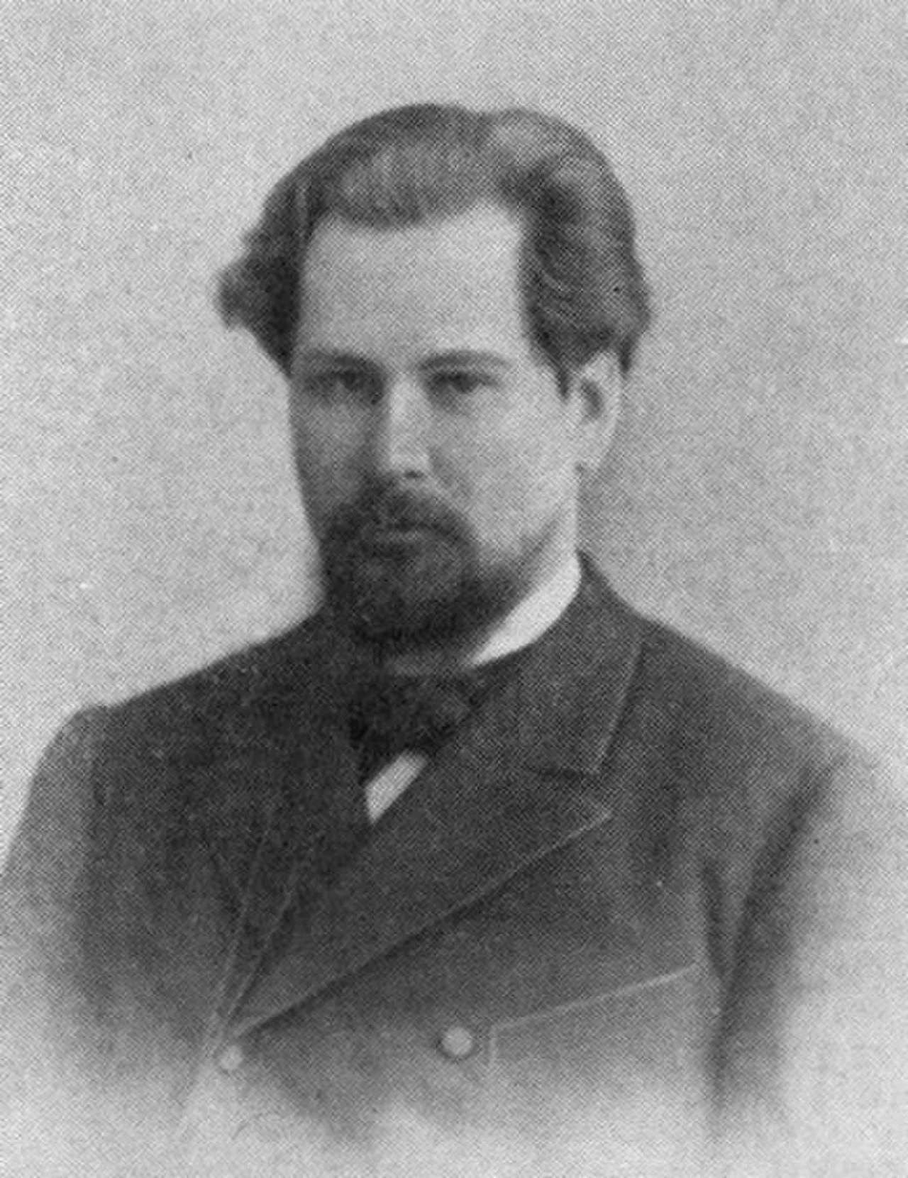 Porträt von D. T︠S︡ertelev (1852–1911) – Gedenkseite