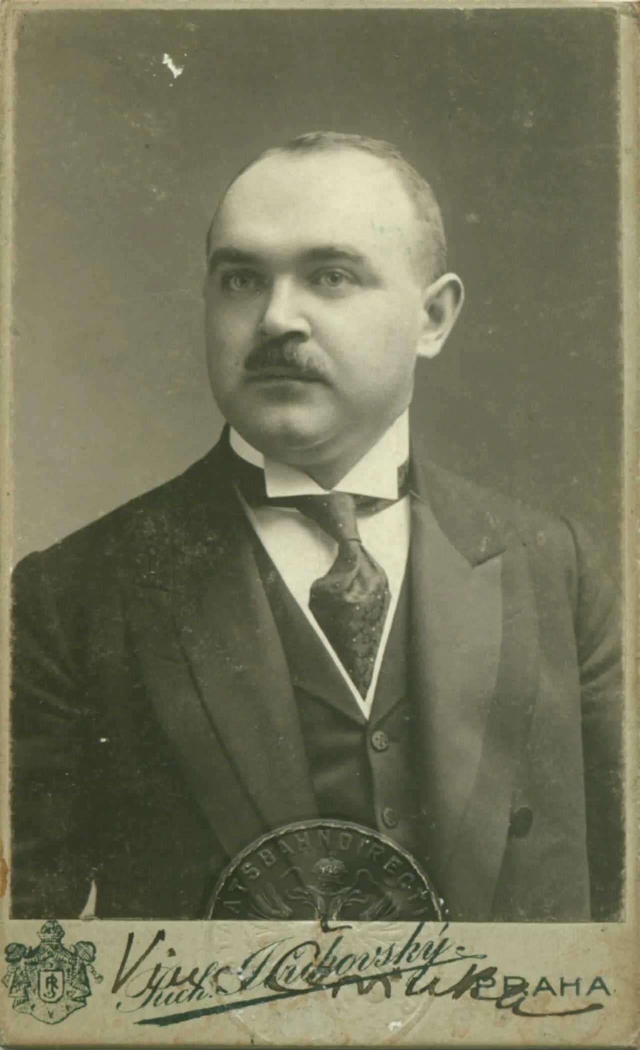 Porträt von Vincenc Červinka (1877–1942) – Gedenkseite