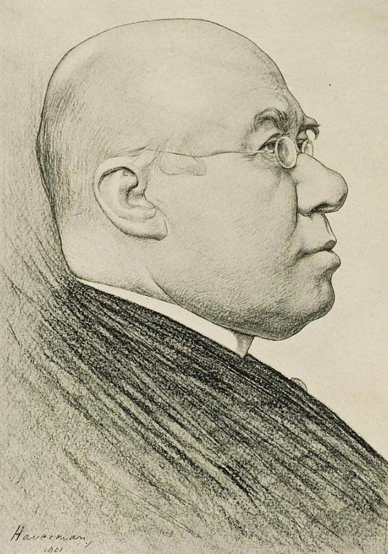 Porträt von Herman Schaepman (1844–1903) – Gedenkseite