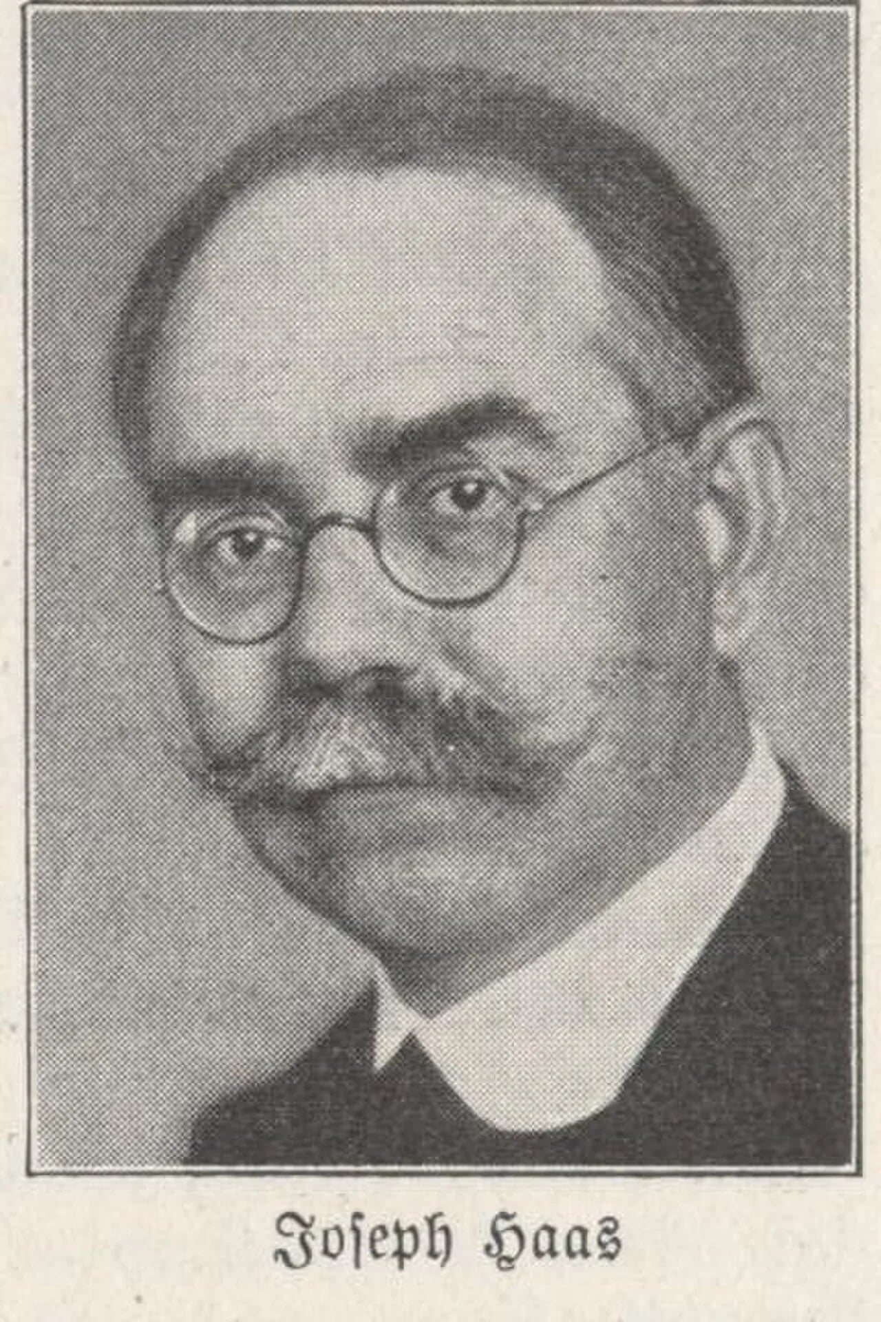 Porträt von Joseph Haas (1879–1960) – Gedenkseite