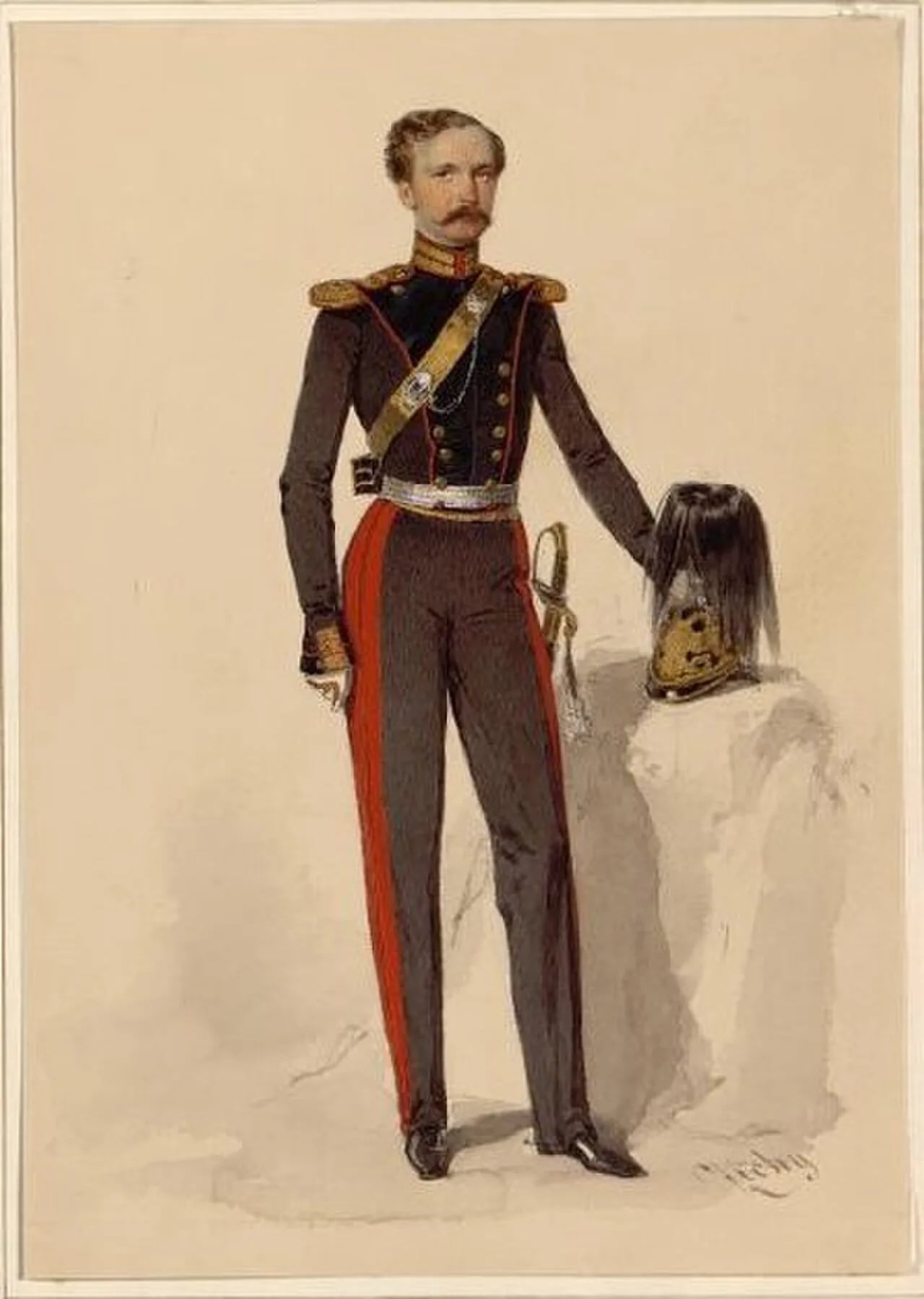 Portrait of Nikolai Pawlowitsch Eiler (1822–1882) – memorial page