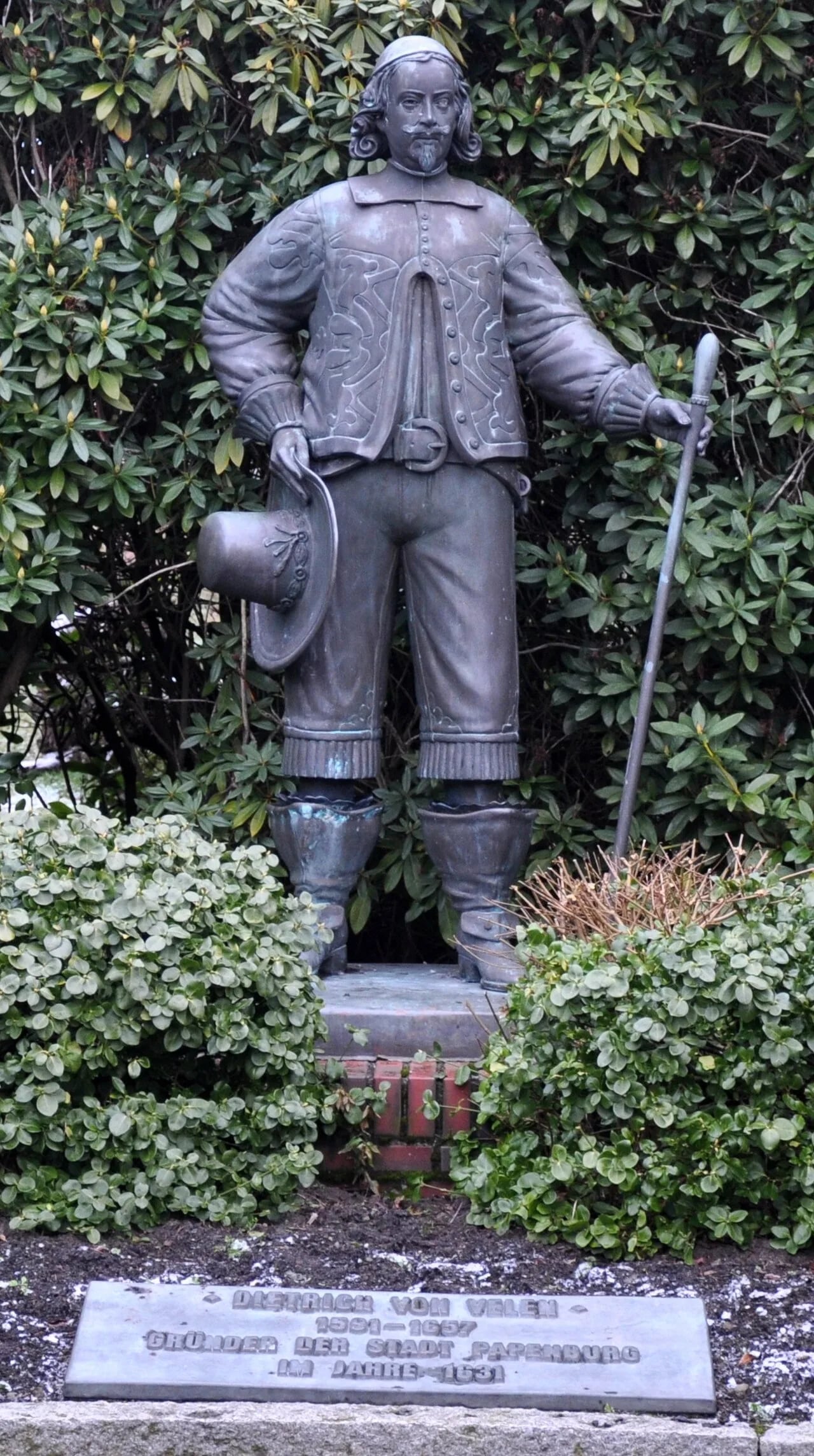 Porträt von Dietrich von Velen (1591–1657) – Gedenkseite