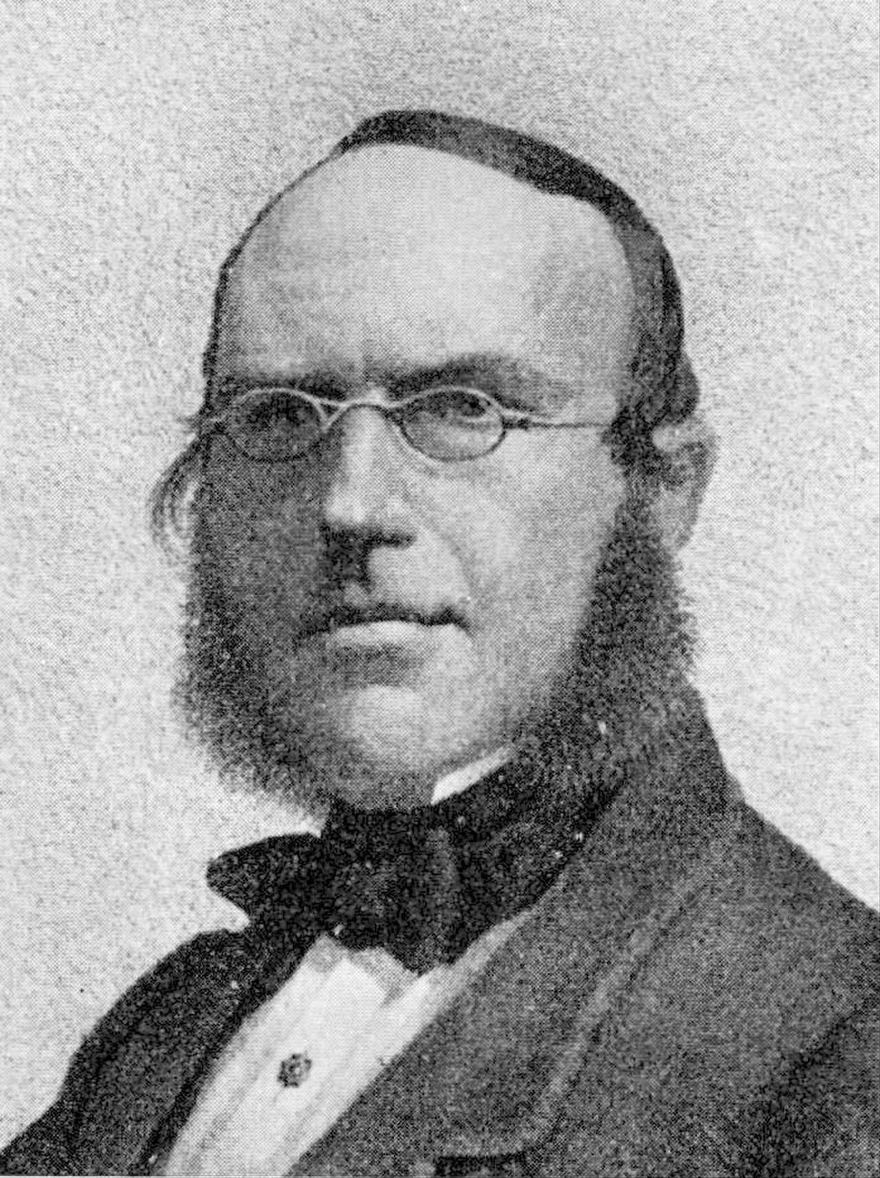 Porträt von Axel Erdmann (1814–1869) – Gedenkseite