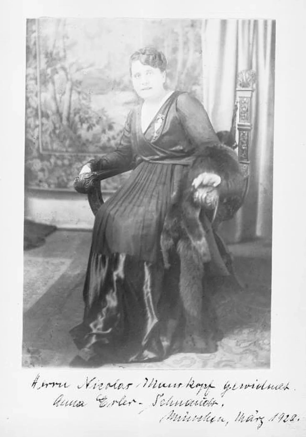 Portrait of Anna Erler-Schnaudt (1877–1963) – memorial page
