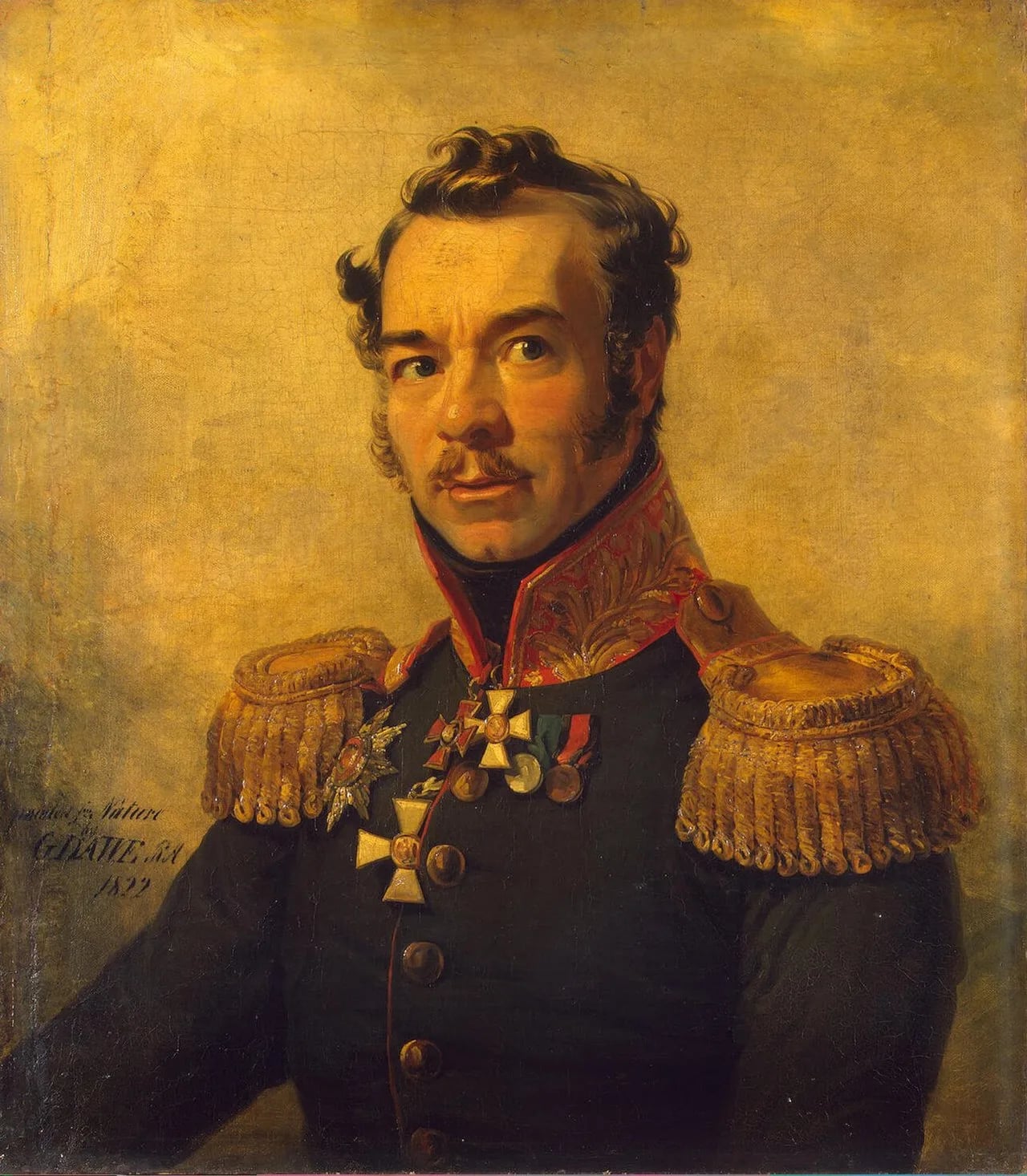 Porträt von Dimitri Mikhailovich Youzefovitch (1777–1821) – Gedenkseite
