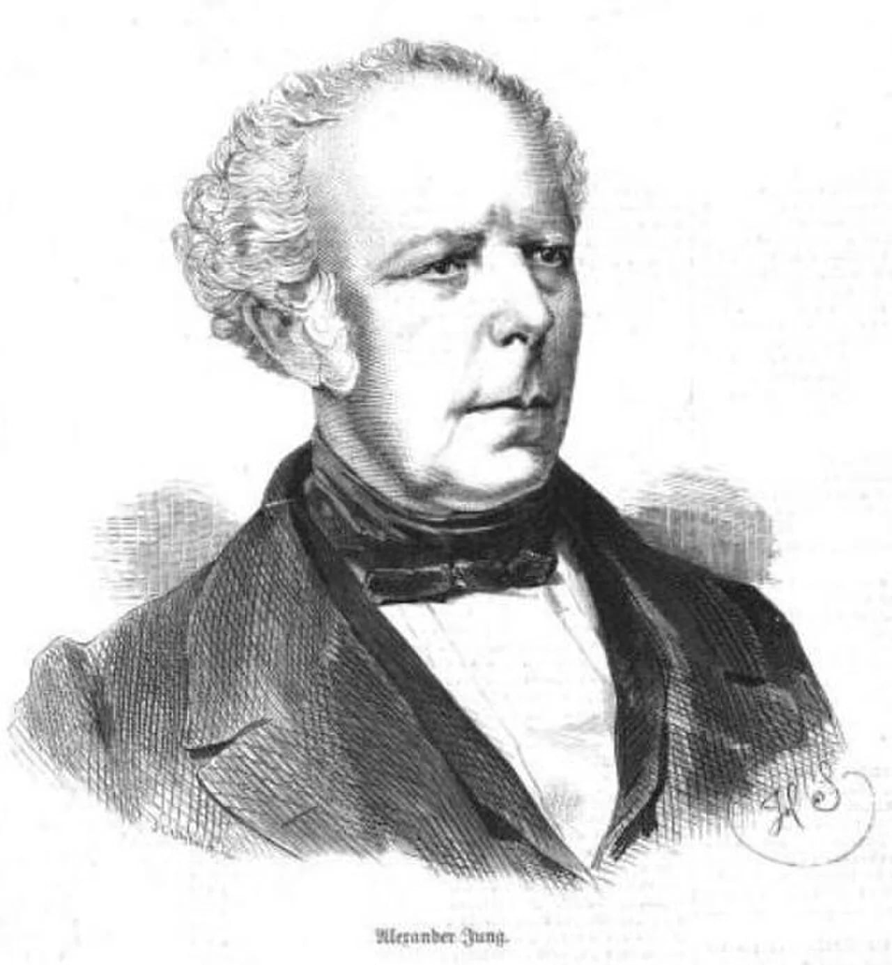 Portrait of Alexander Jung (1799–1884) – memorial page