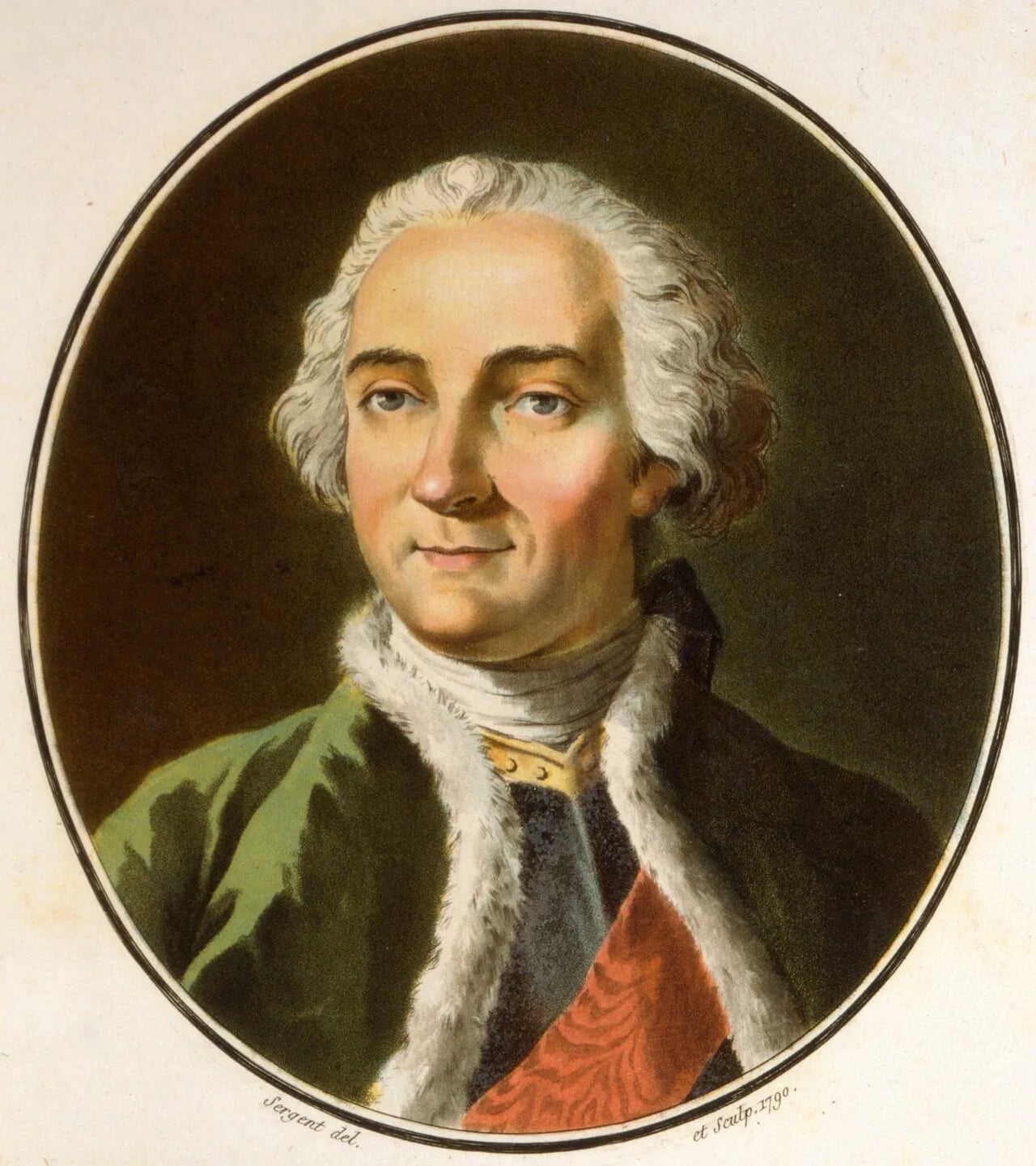 Porträt von Louis-Joseph de Montcalm (1712–1759) – Gedenkseite