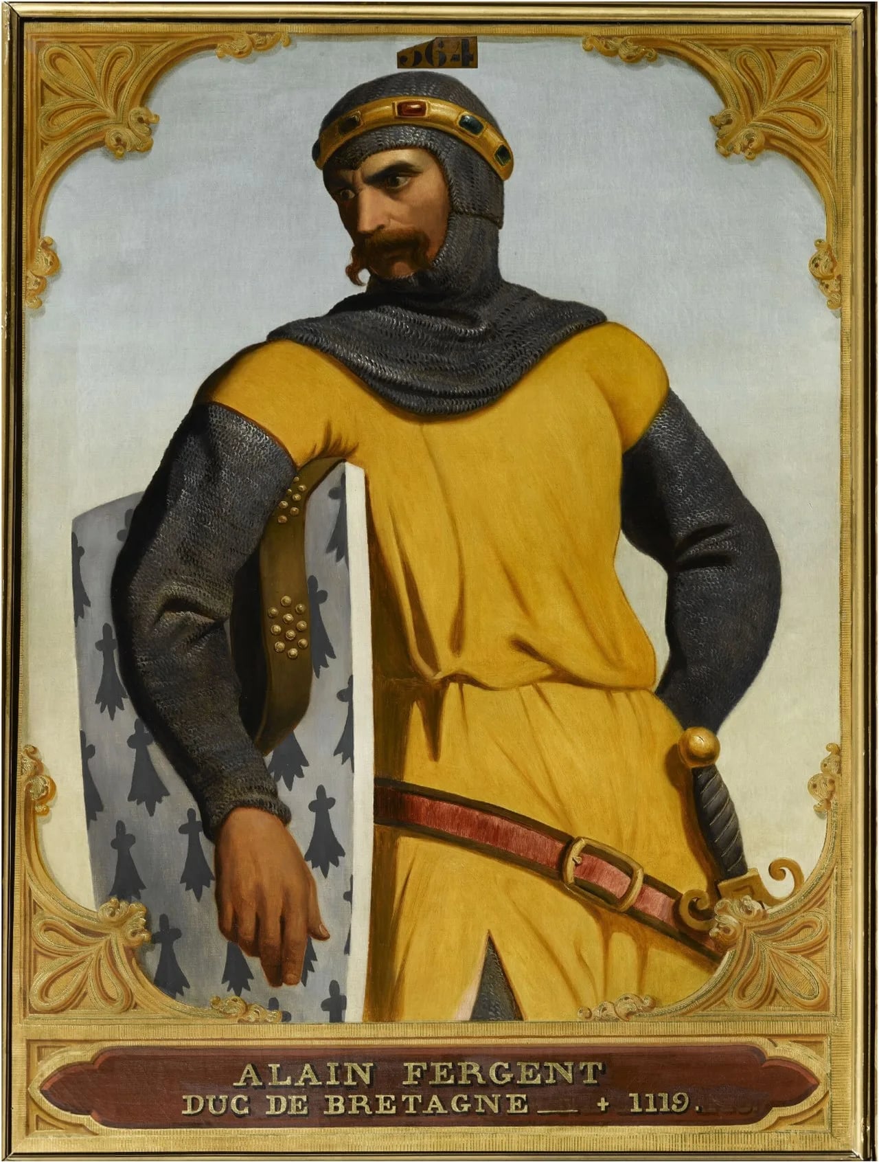 Porträt von Alain IV. (1060–1119) – Gedenkseite