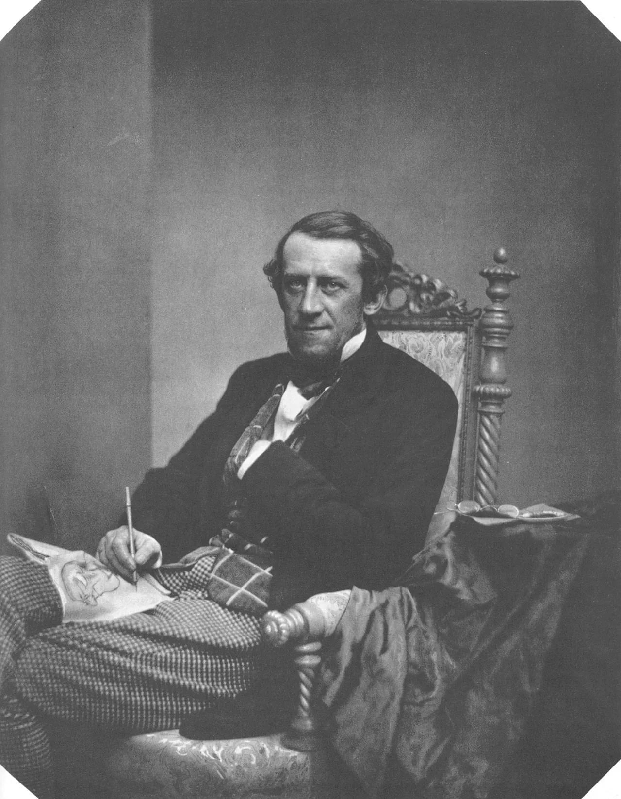 Porträt von Franz von Pocci (1807–1876) – Gedenkseite