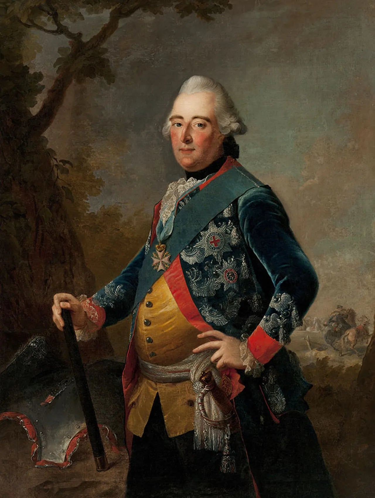 Porträt von Friedrich II. (1720–1785) – Gedenkseite