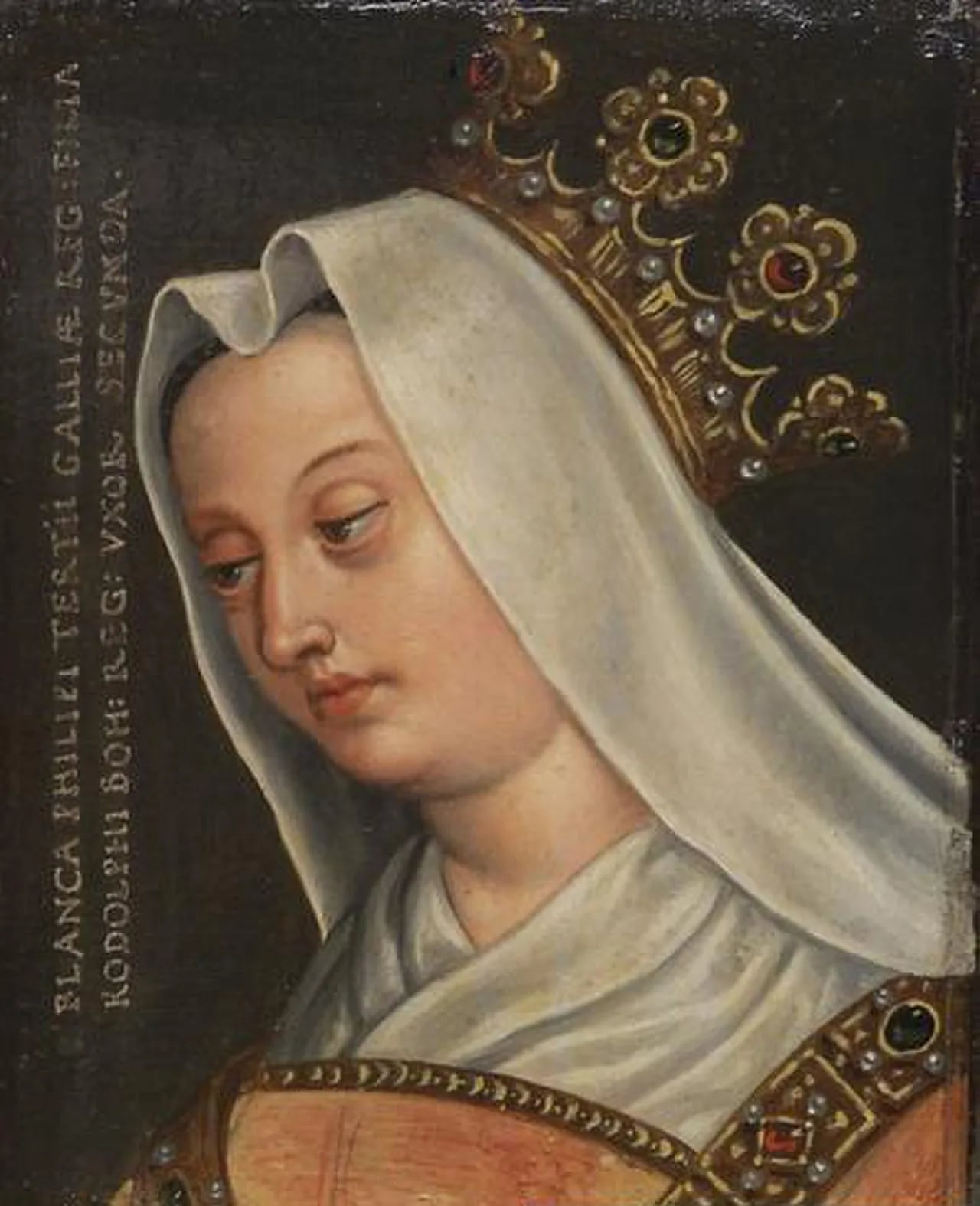 Porträt von Blanche von Frankreich (1278–1305) – Gedenkseite