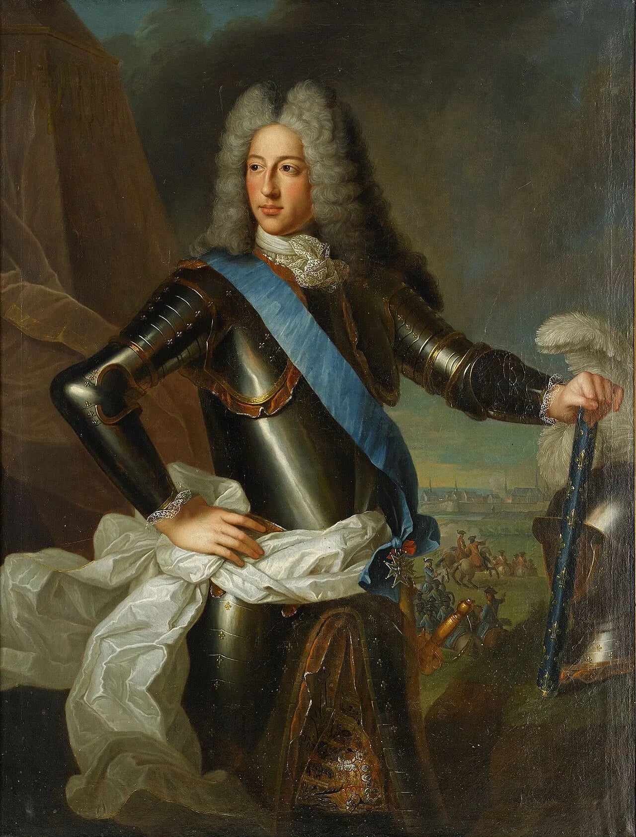 Porträt von Louis IV. Henri de Bourbon, prince de Condé (1692–1740) – Gedenkseite