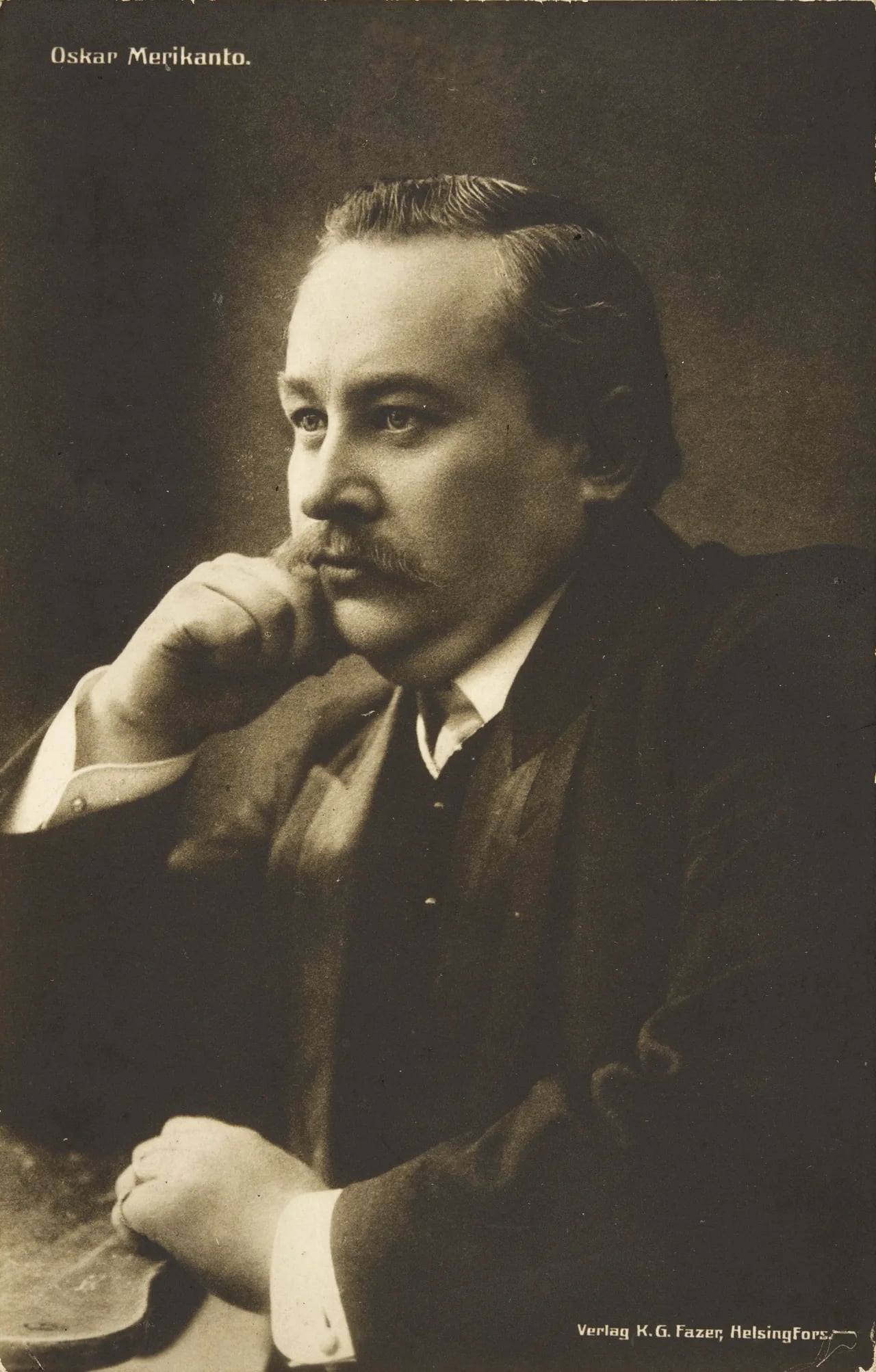 Porträt von Oskar Merikanto (1868–1924) – Gedenkseite