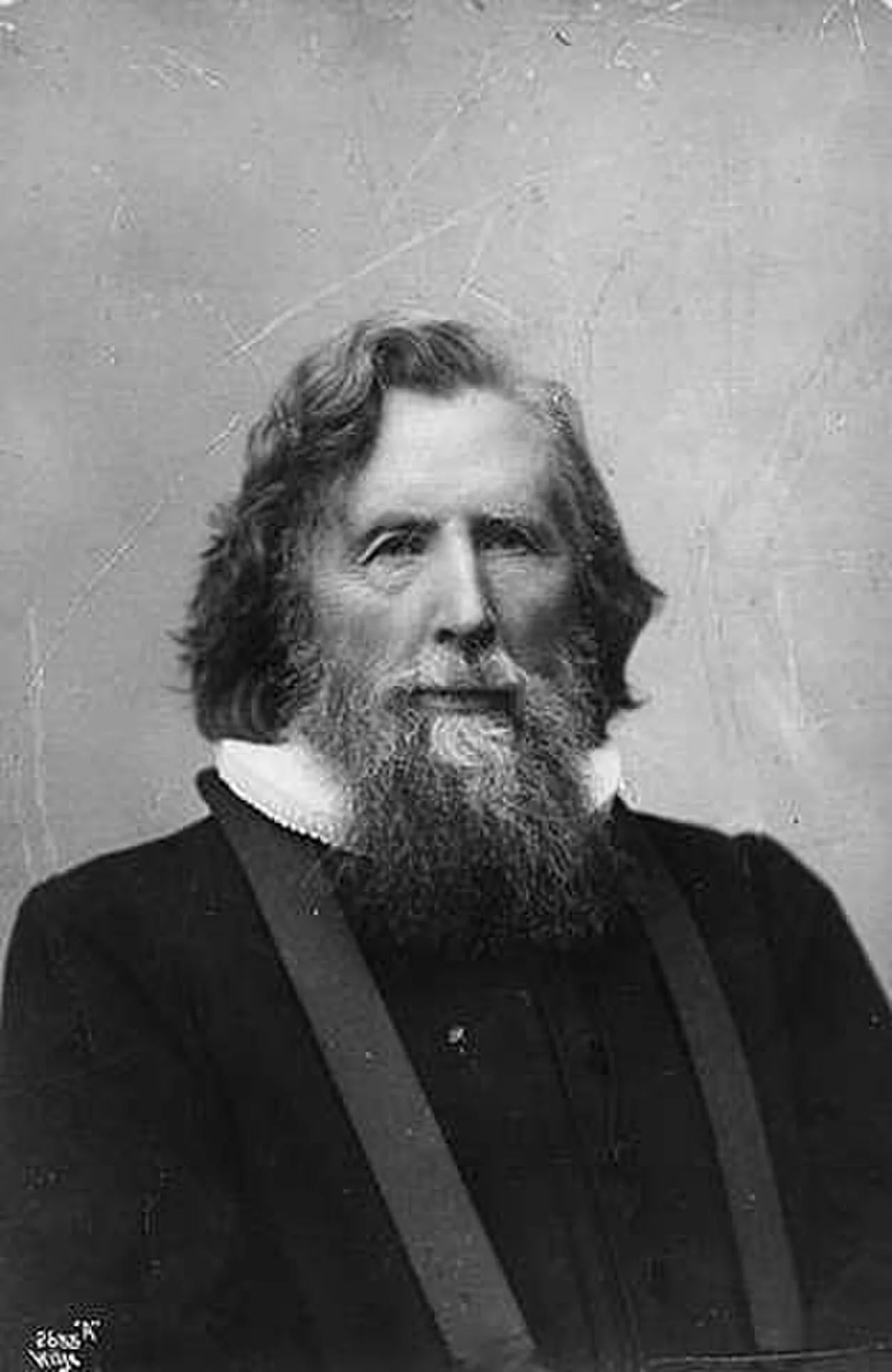 Portrait of Christopher Bruun (1839–1920) – memorial page