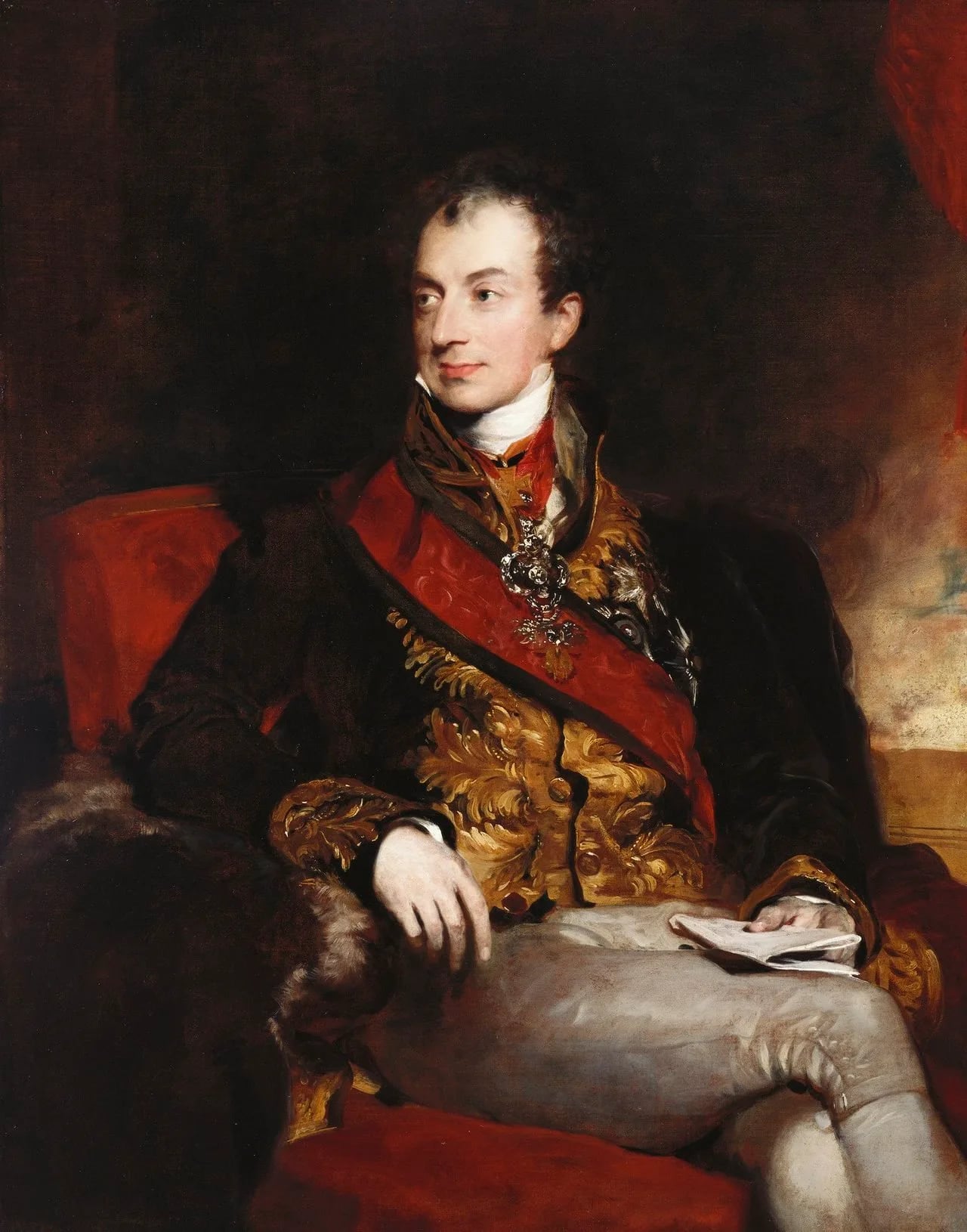 Porträt von Clemens Wenzel Lothar von Metternich (1773–1859) – Gedenkseite