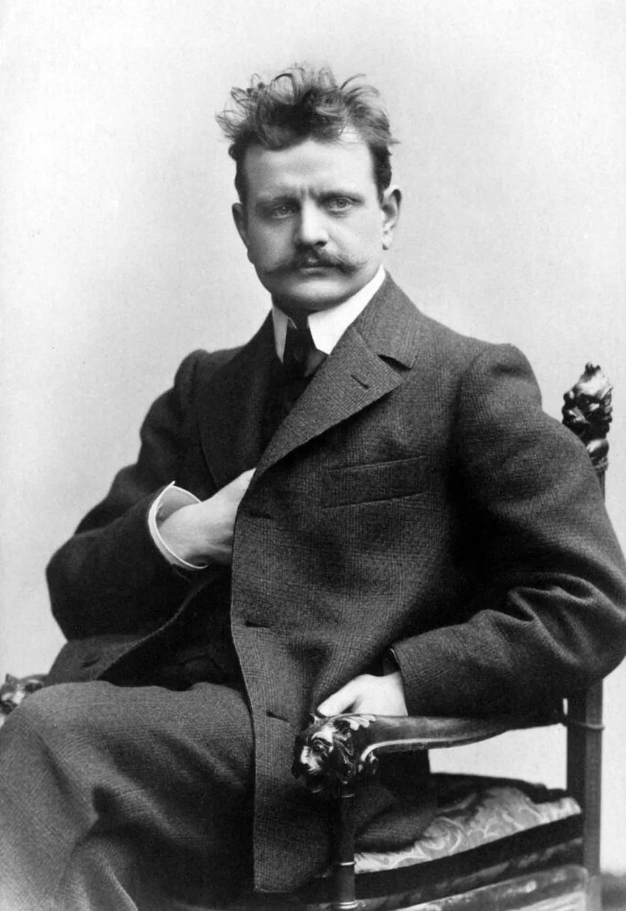 Porträt von Jean Sibelius (1865–1957) – Gedenkseite
