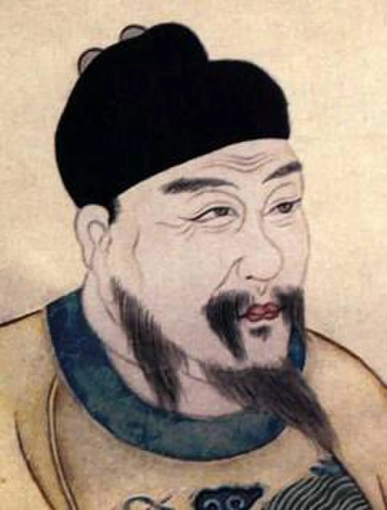 Porträt von Zhu Yujian (1602–1646) – Gedenkseite