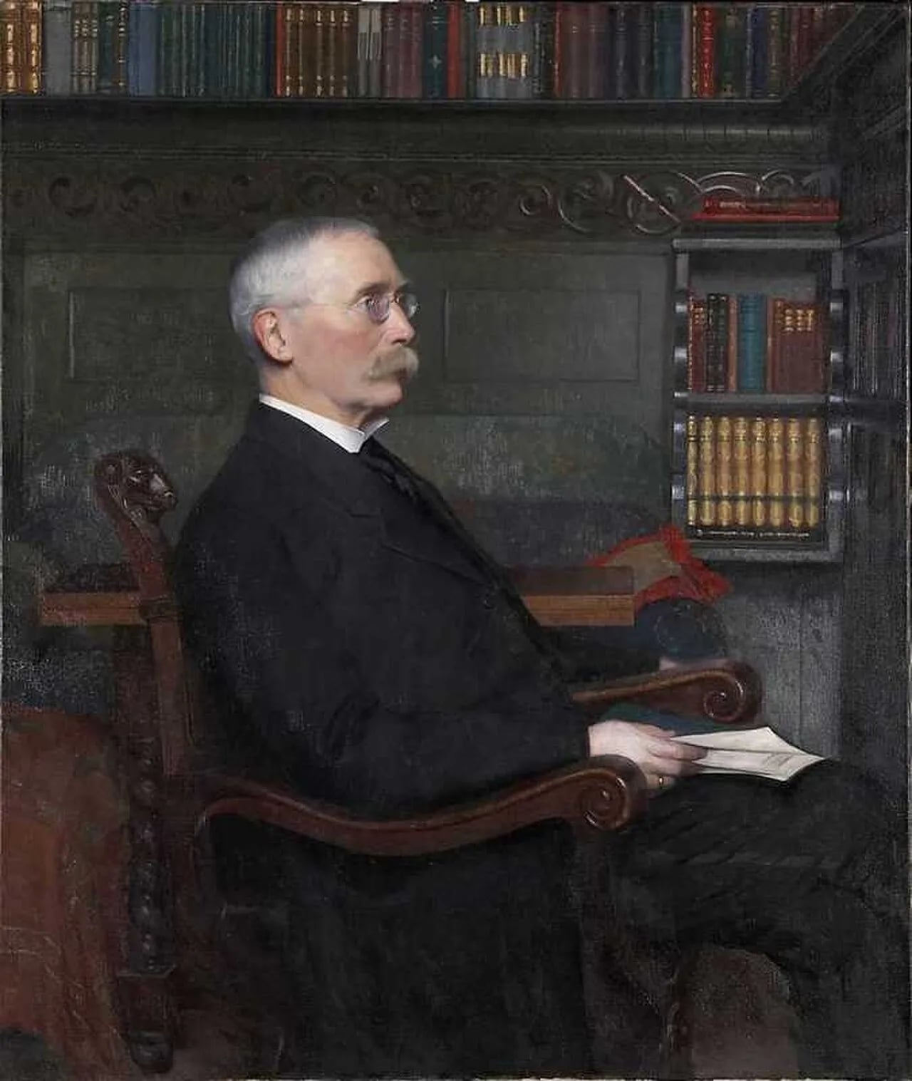 Porträt von Alf Collett (1844–1919) – Gedenkseite