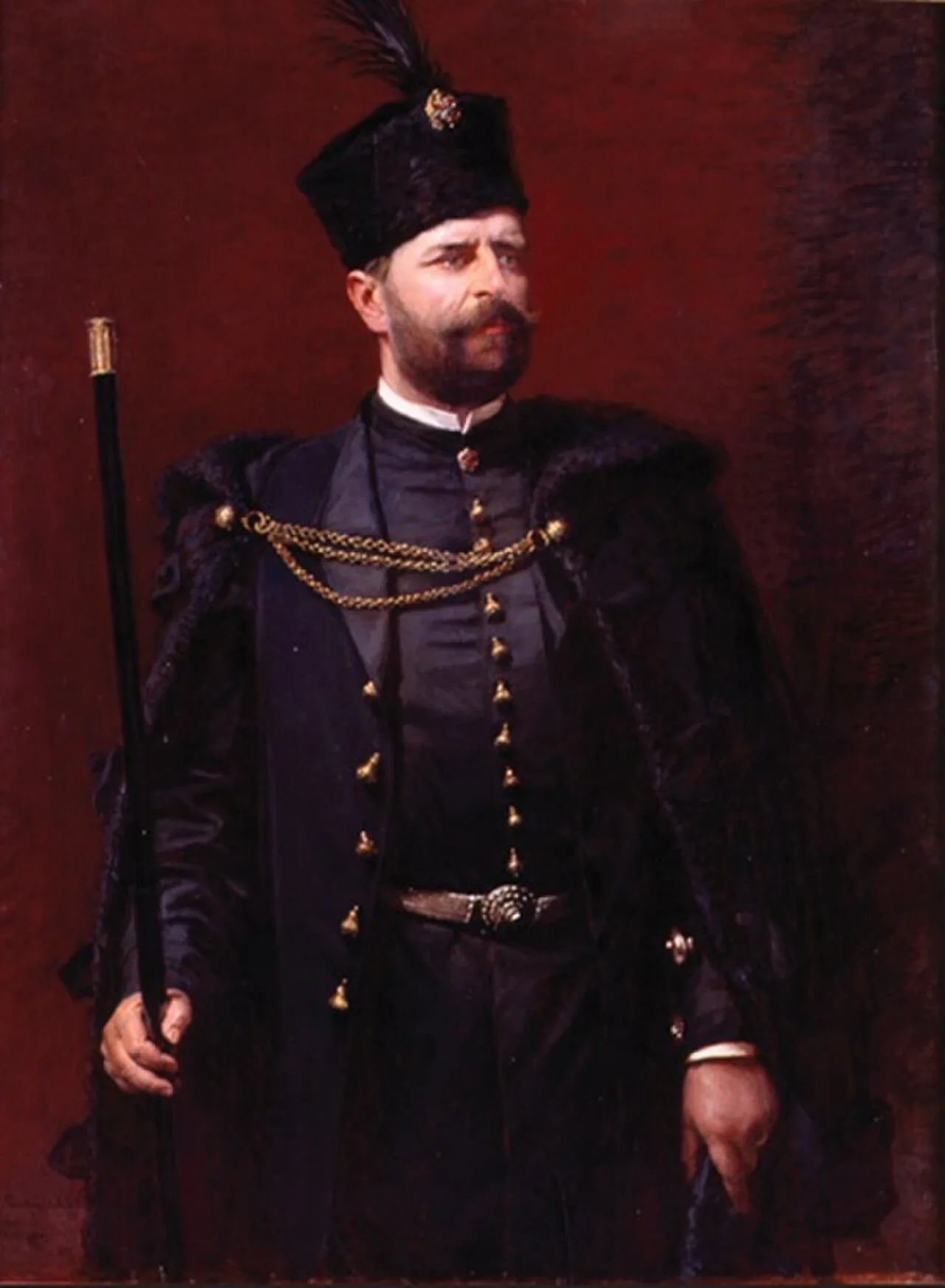 Porträt von Andrzej Kazimierz Potocki (1861–1908) – Gedenkseite