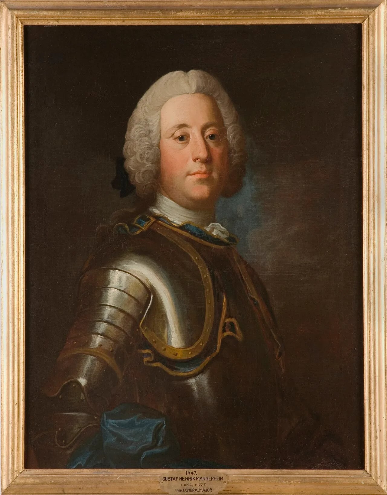Portrait of Gustaf Henrik Mannerheim (1695–1777) – memorial page