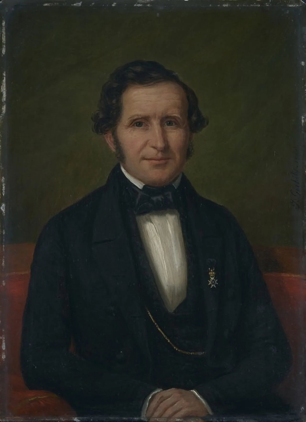 Portrait of Peder Carl Lasson (1798–1873) – memorial page