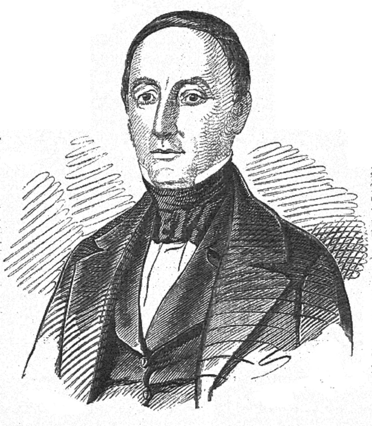 Portrait of Carl Andreas Fougstad (1806–1871) – memorial page