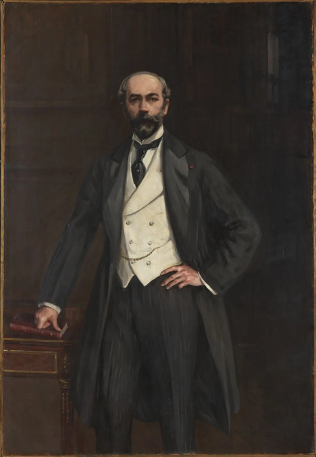 Portrait of Wilhelm Christopher Christophersen (1832–1913) – memorial page