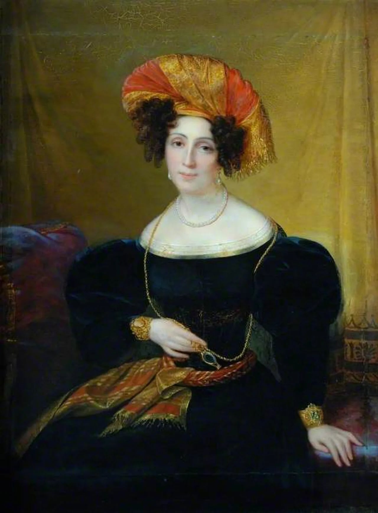 Porträt von Mademoiselle Mars (1779–1847) – Gedenkseite