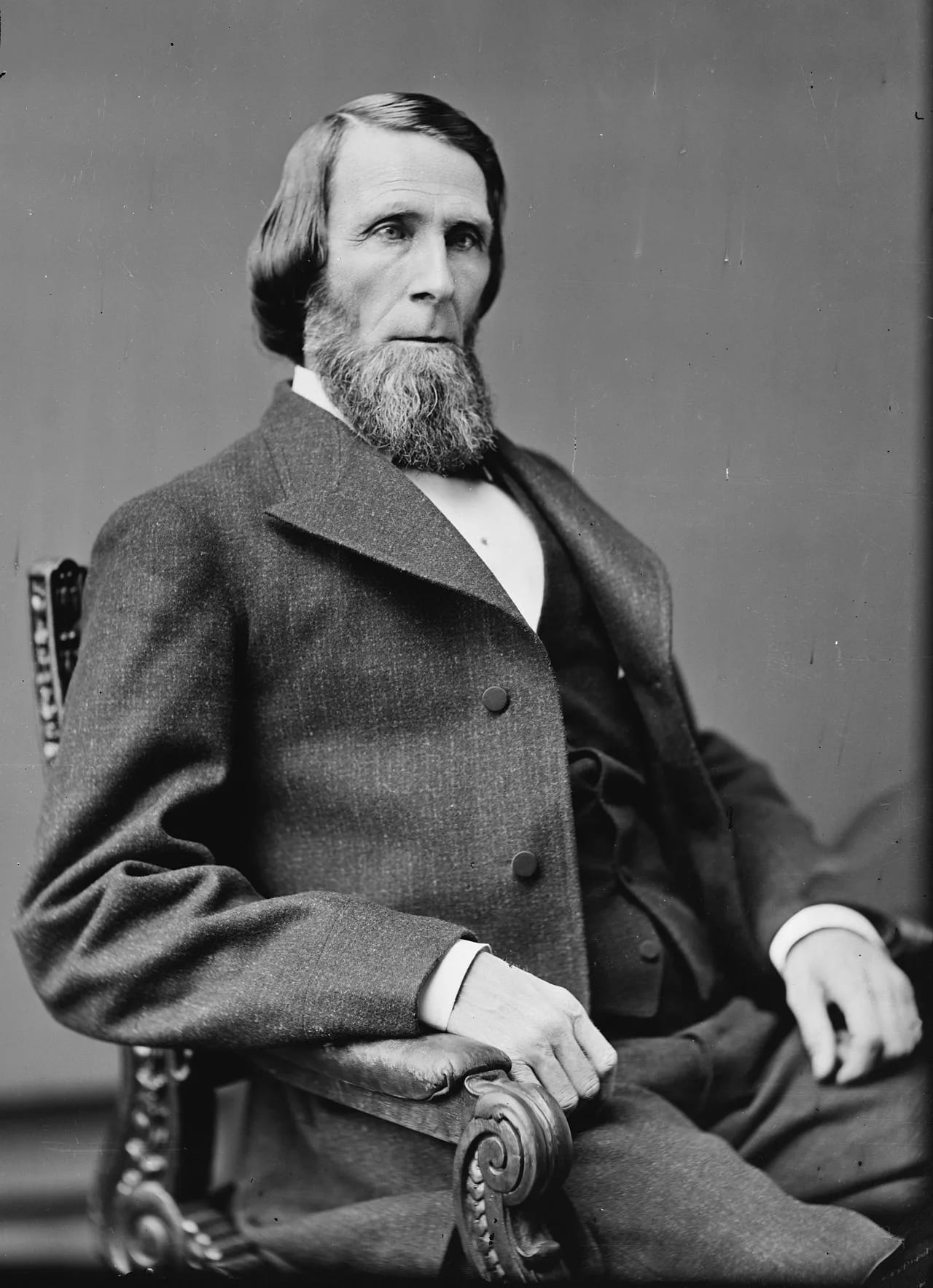 Porträt von Samuel B. Maxey (1825–1895) – Gedenkseite