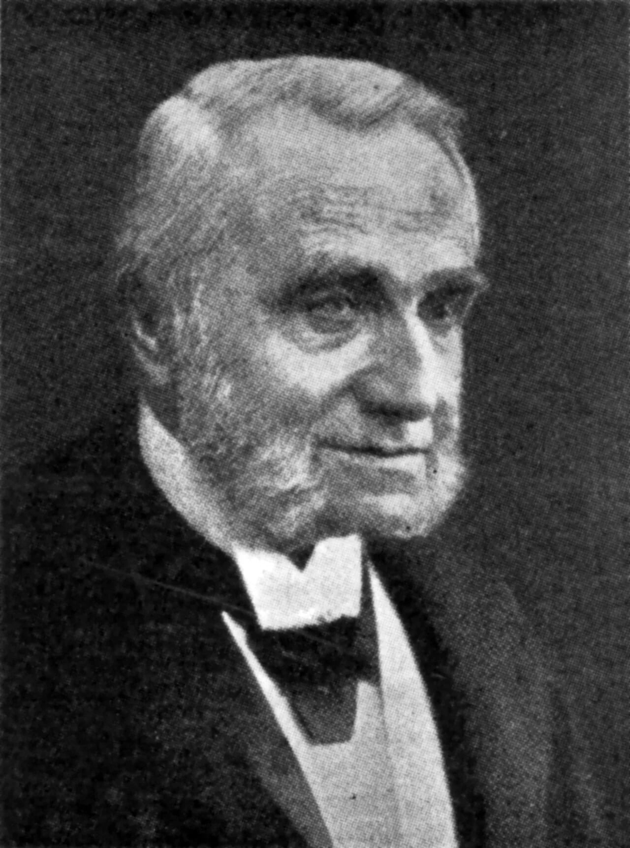 Porträt von Adolf Hedin (1834–1905) – Gedenkseite