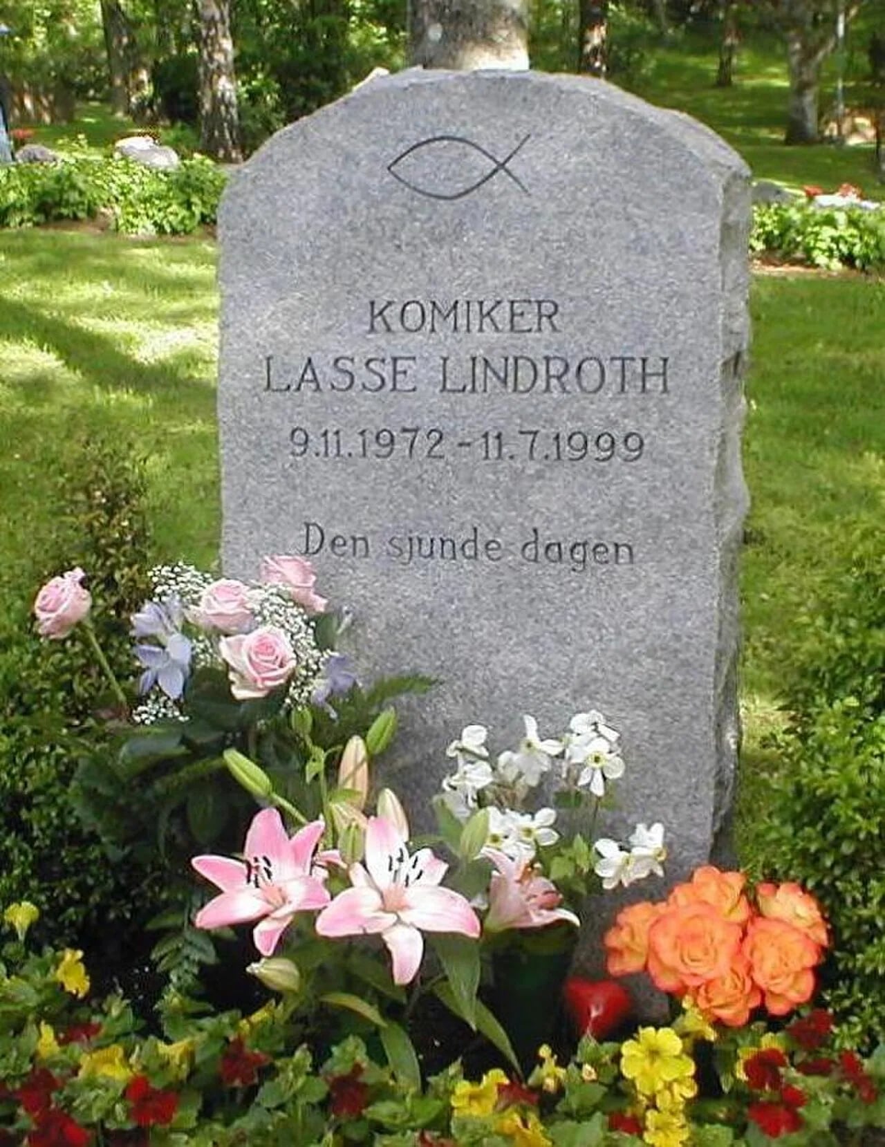 Porträt von Lasse Lindroth (1972–1999) – Gedenkseite