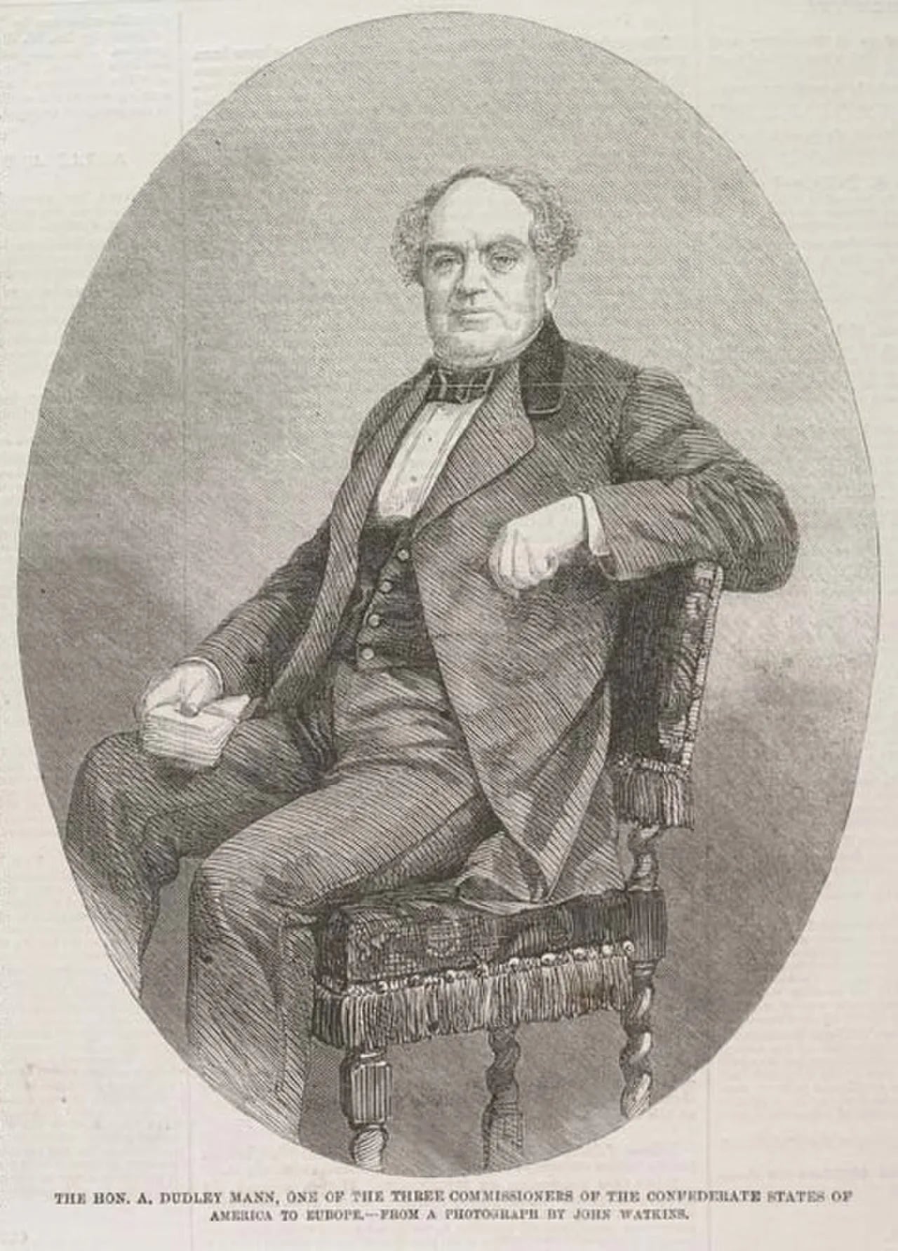 Porträt von Ambrose Dudley Mann (1801–1889) – Gedenkseite