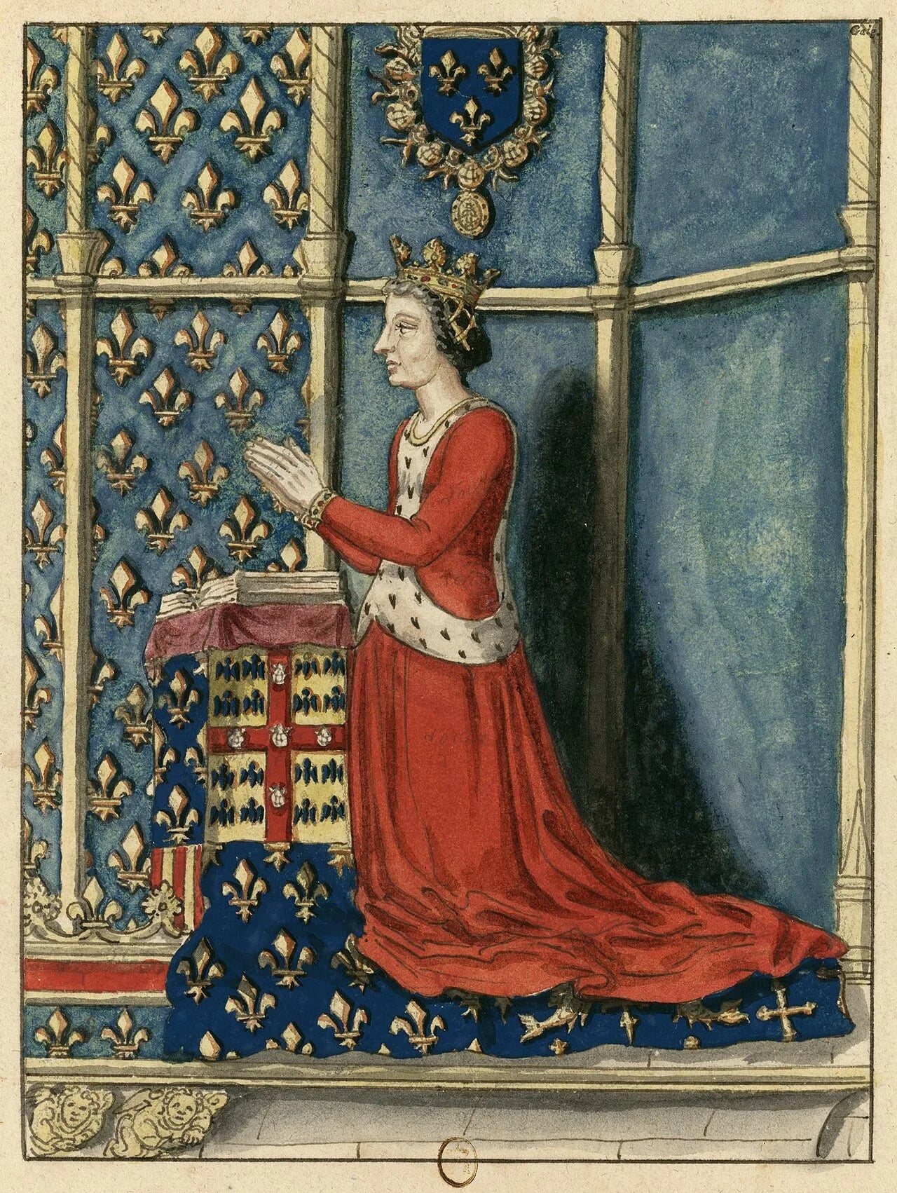 Porträt von Jeanne de Laval (1433–1498) – Gedenkseite