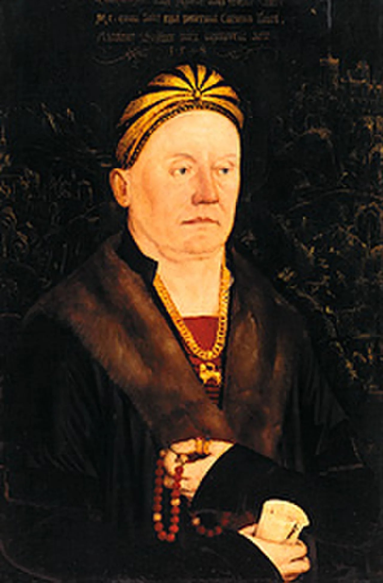 Porträt von Wolfgang I. von Oettingen (1455–1522) – Gedenkseite
