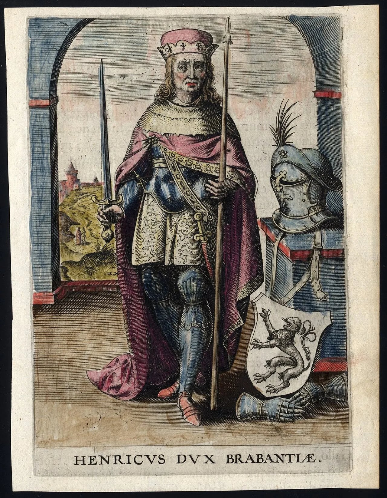 Porträt von Heinrich I. (1165–1235) – Gedenkseite
