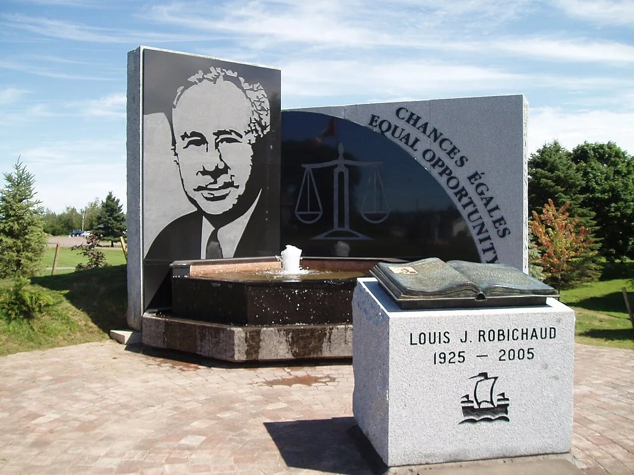 Portrait of Louis Robichaud (1925–2005) – memorial page
