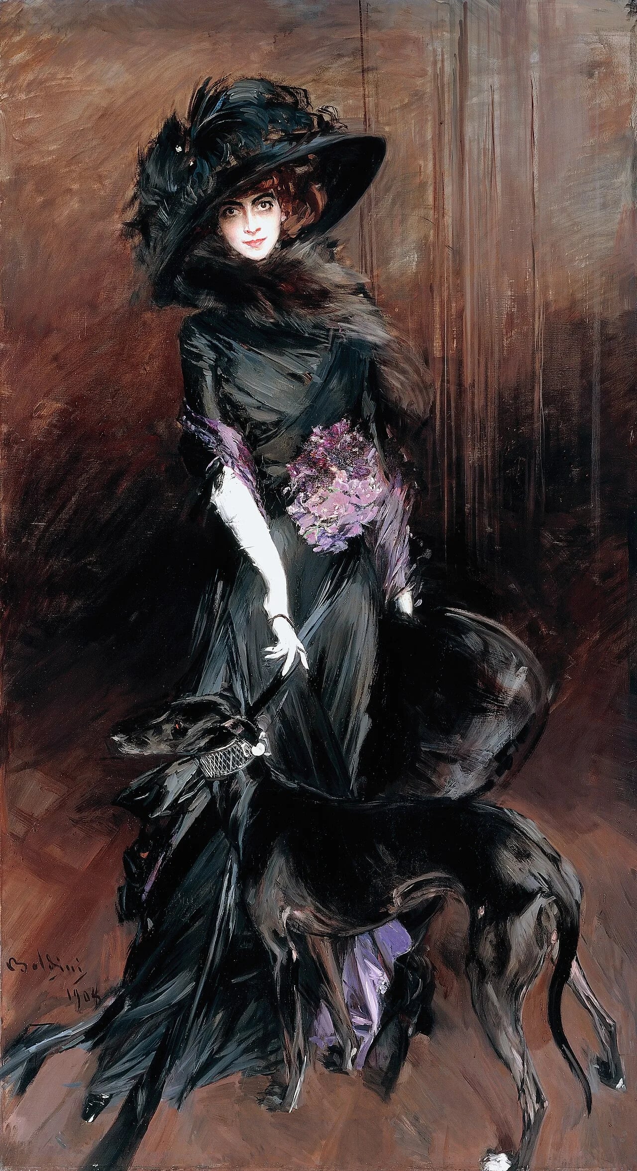 Porträt von Luisa Casati (1881–1957) – Gedenkseite