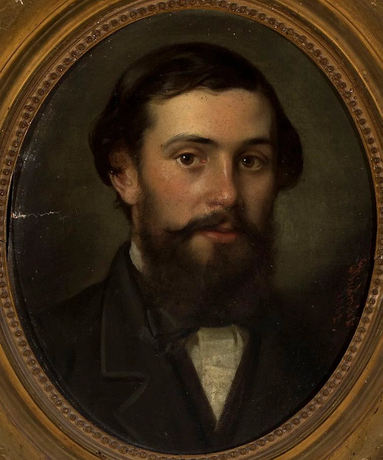 Porträt von Valerien Ostroga (1840–1889) – Gedenkseite