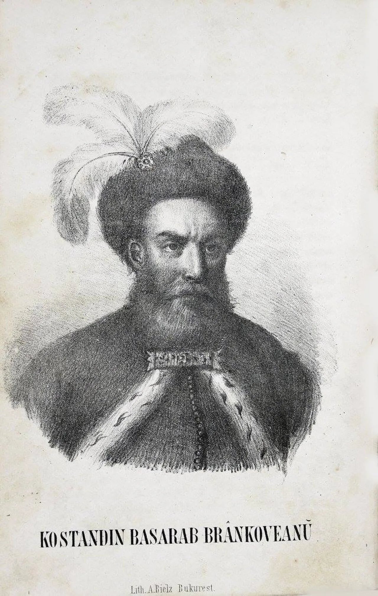 Porträt von Constantin Brâncoveanu (1654–1714) – Gedenkseite