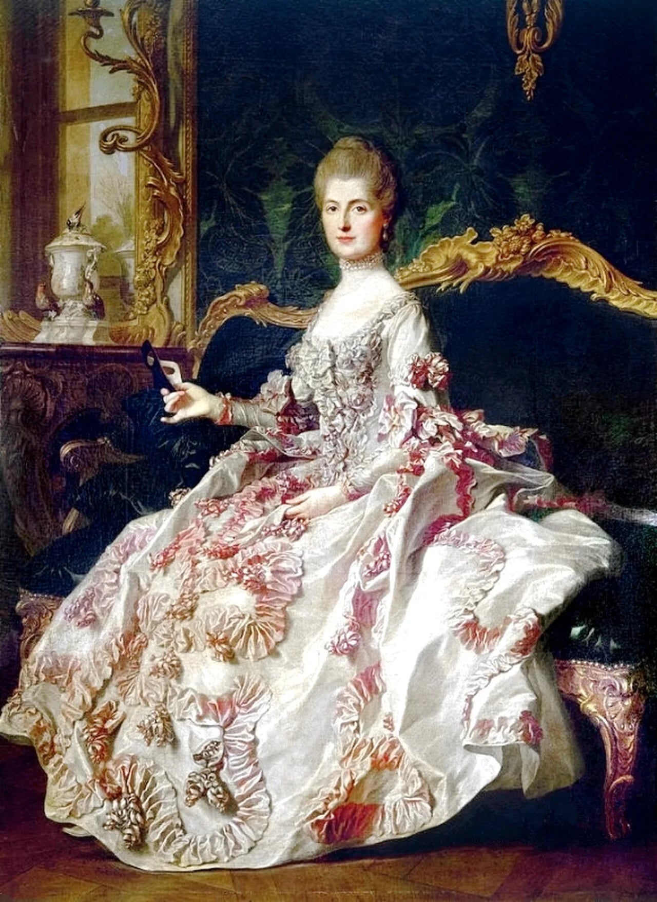 Porträt von Anne-Catherine de Ligniville Helvétius (1722–1800) – Gedenkseite