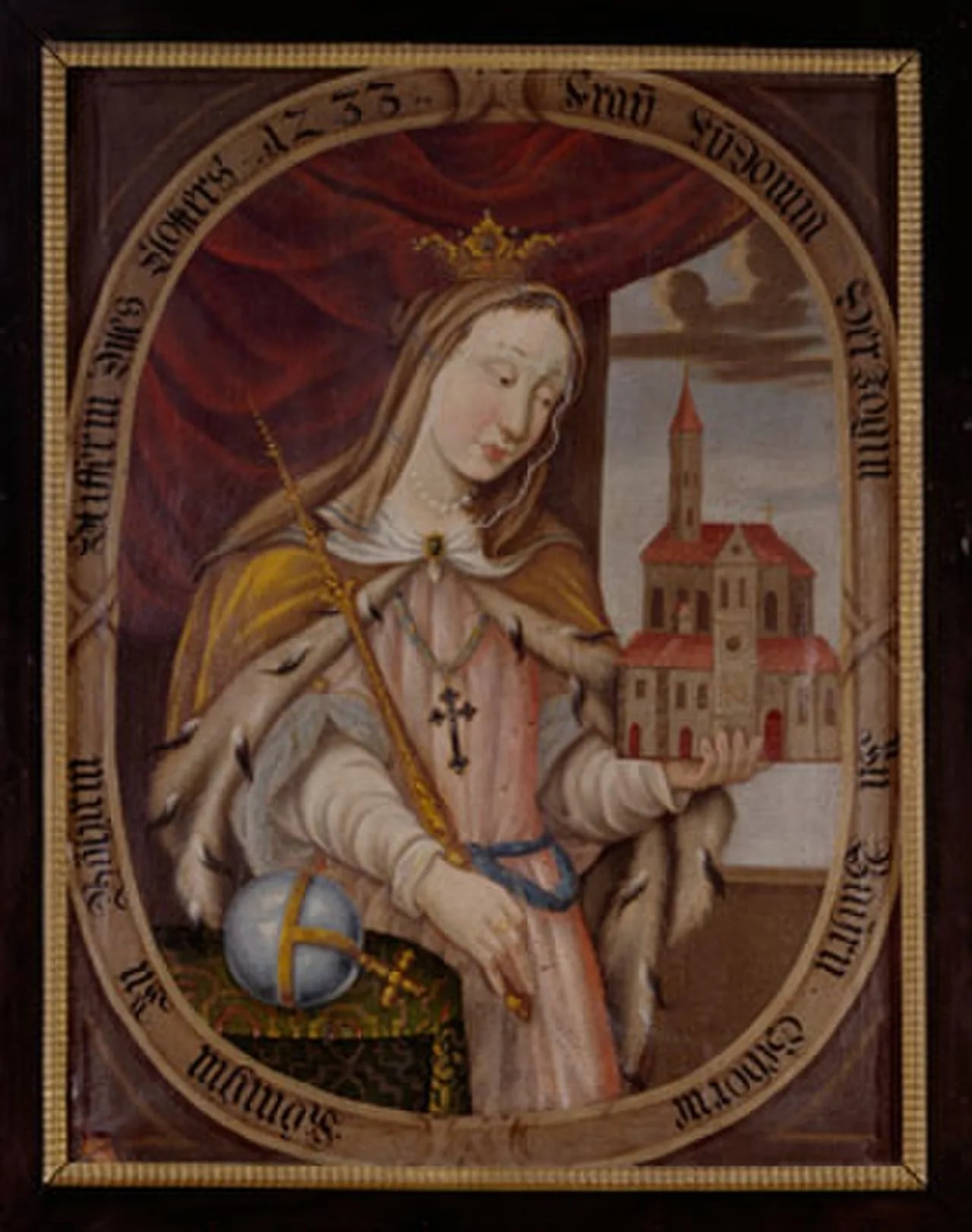 Porträt von Ludmilla von Böhmen (1170–1240) – Gedenkseite