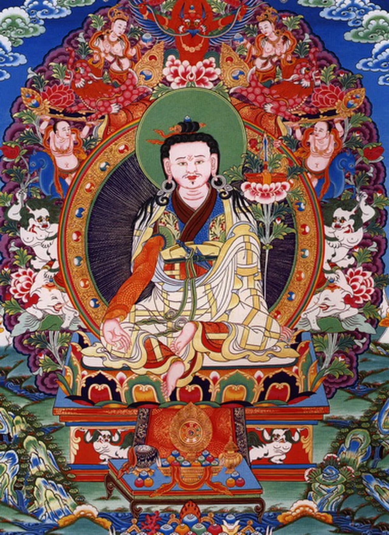 Porträt von Jigme Lingpa (1729–1798) – Gedenkseite