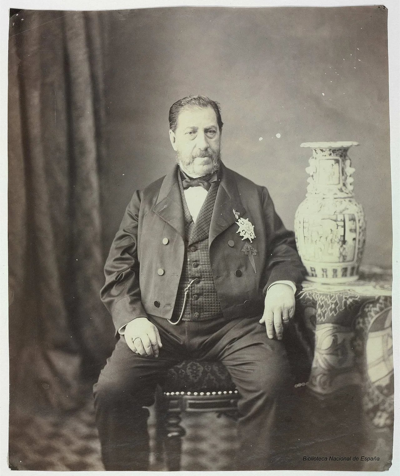 Porträt von Francisco de Paula de Borbón (1794–1865) – Gedenkseite